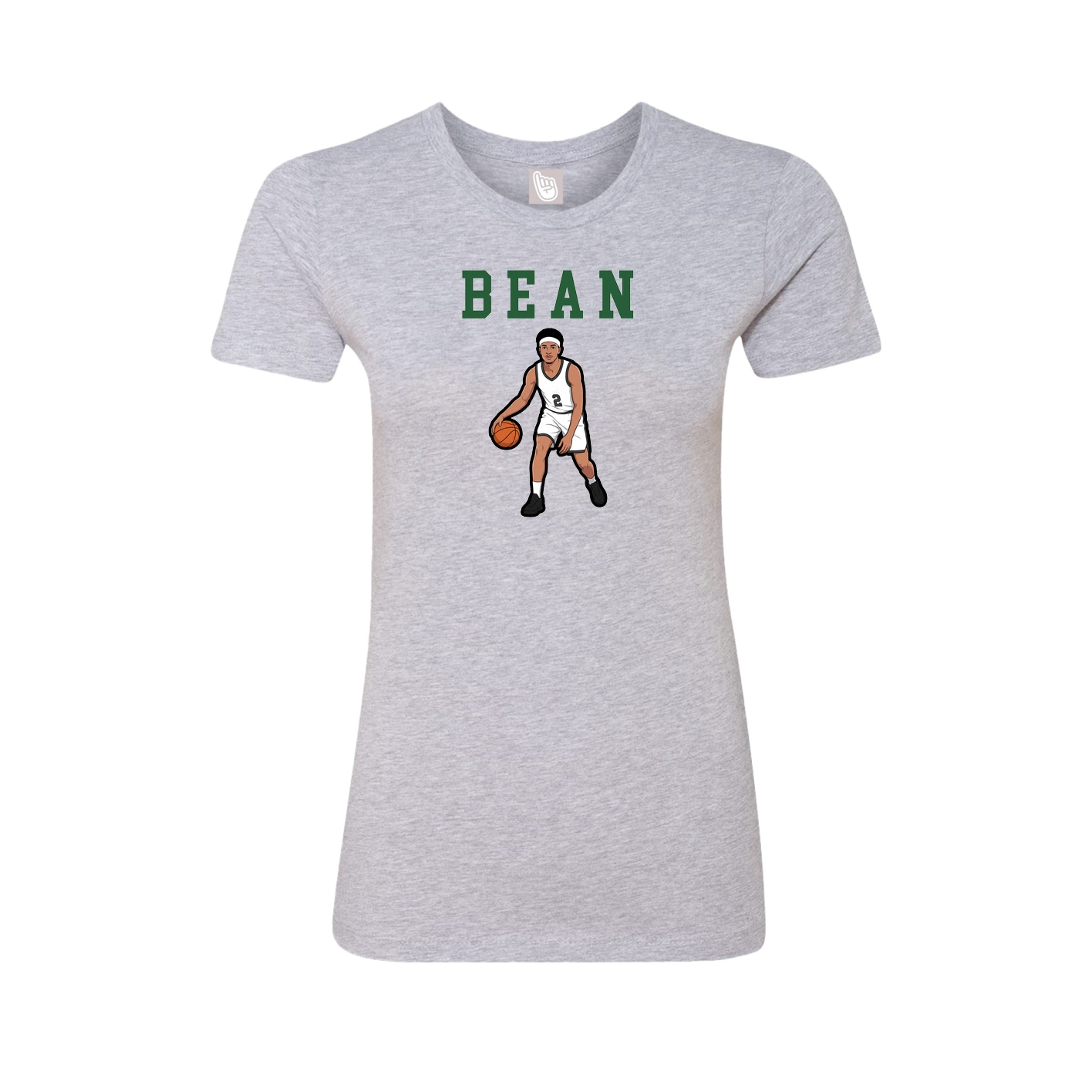 Fitted Women's Tee — Shirsey in Grey