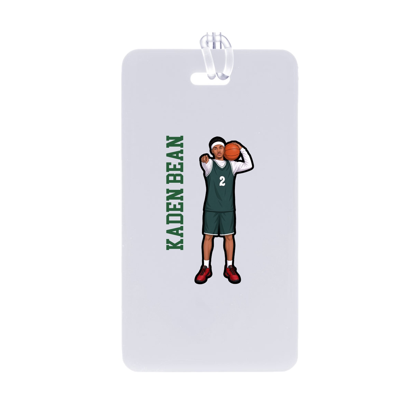 Bag Tag — Name Vertical in Classic