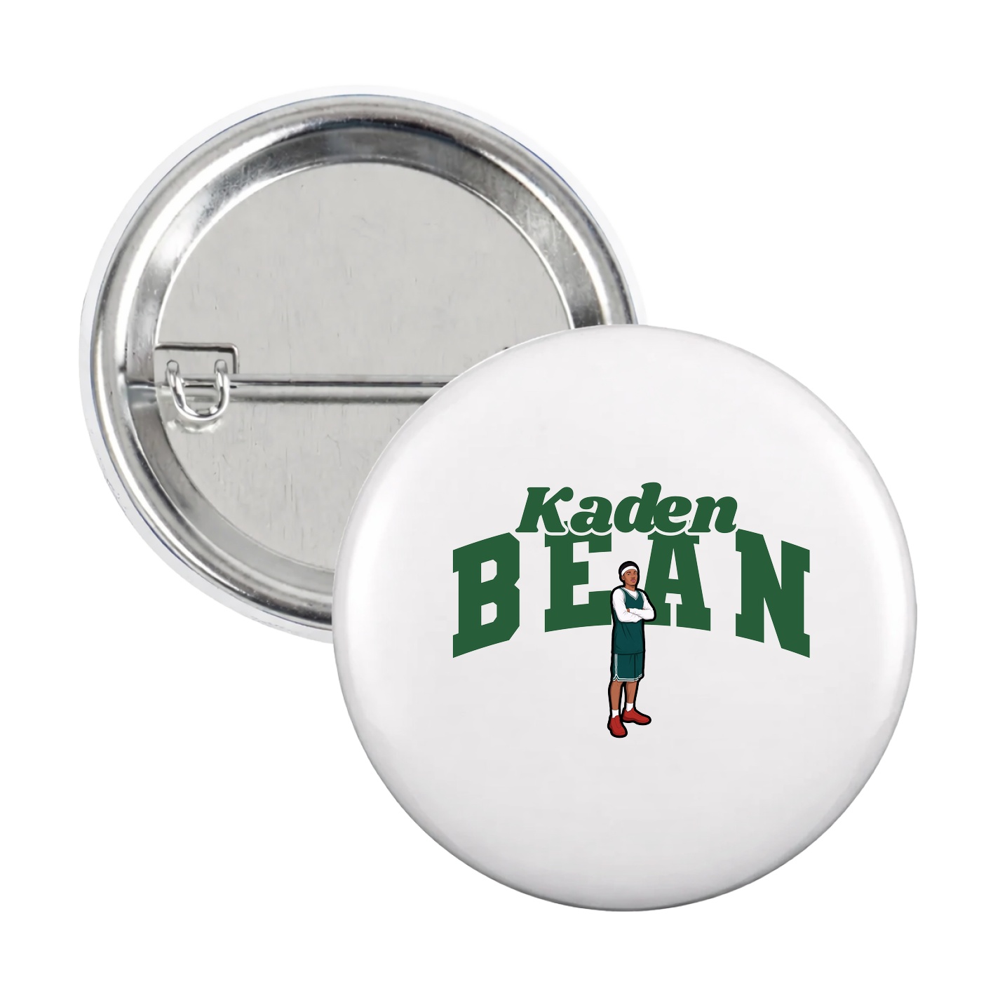 Game Day Button — Signature Arch in White