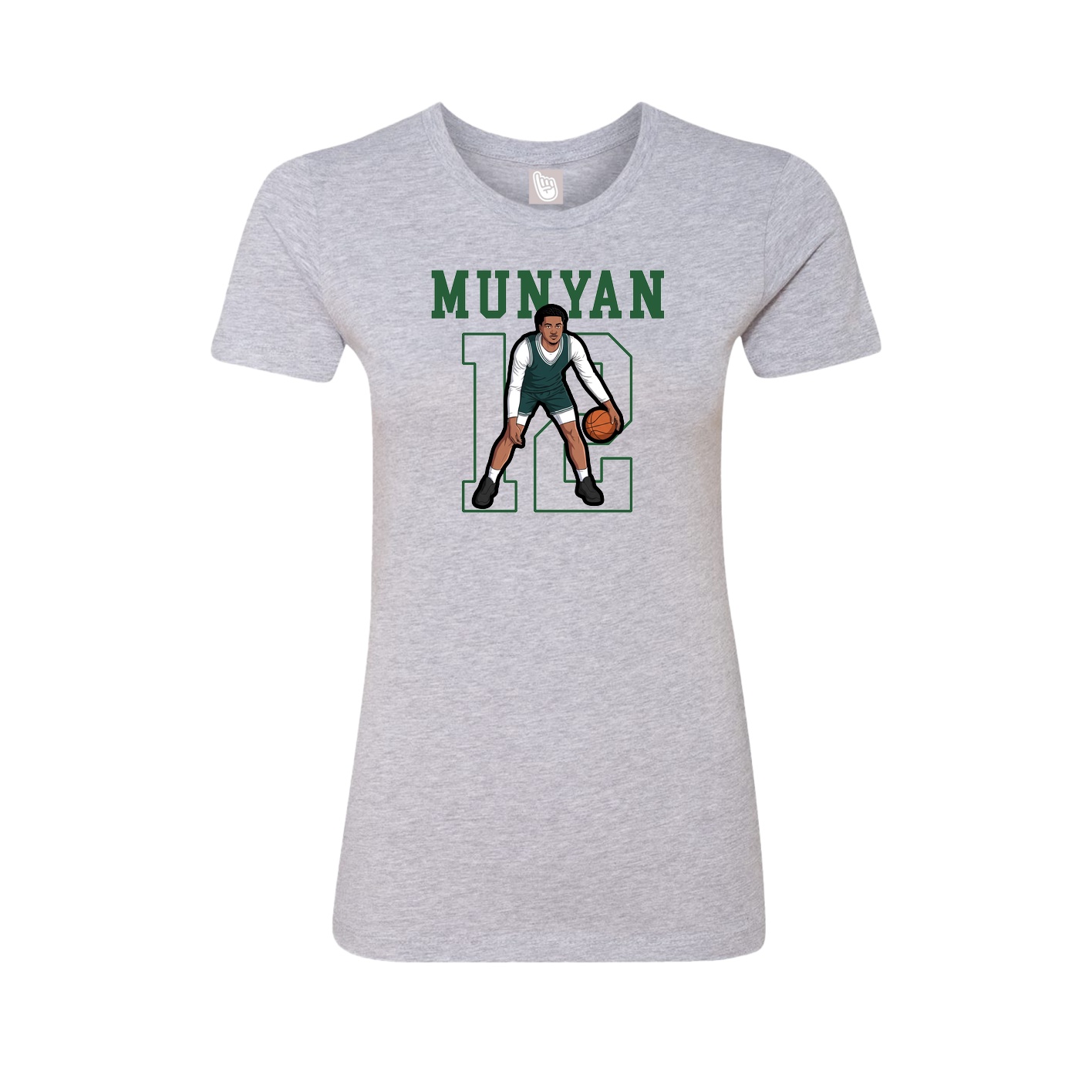 Fitted Women's Tee — Shirsey in Grey