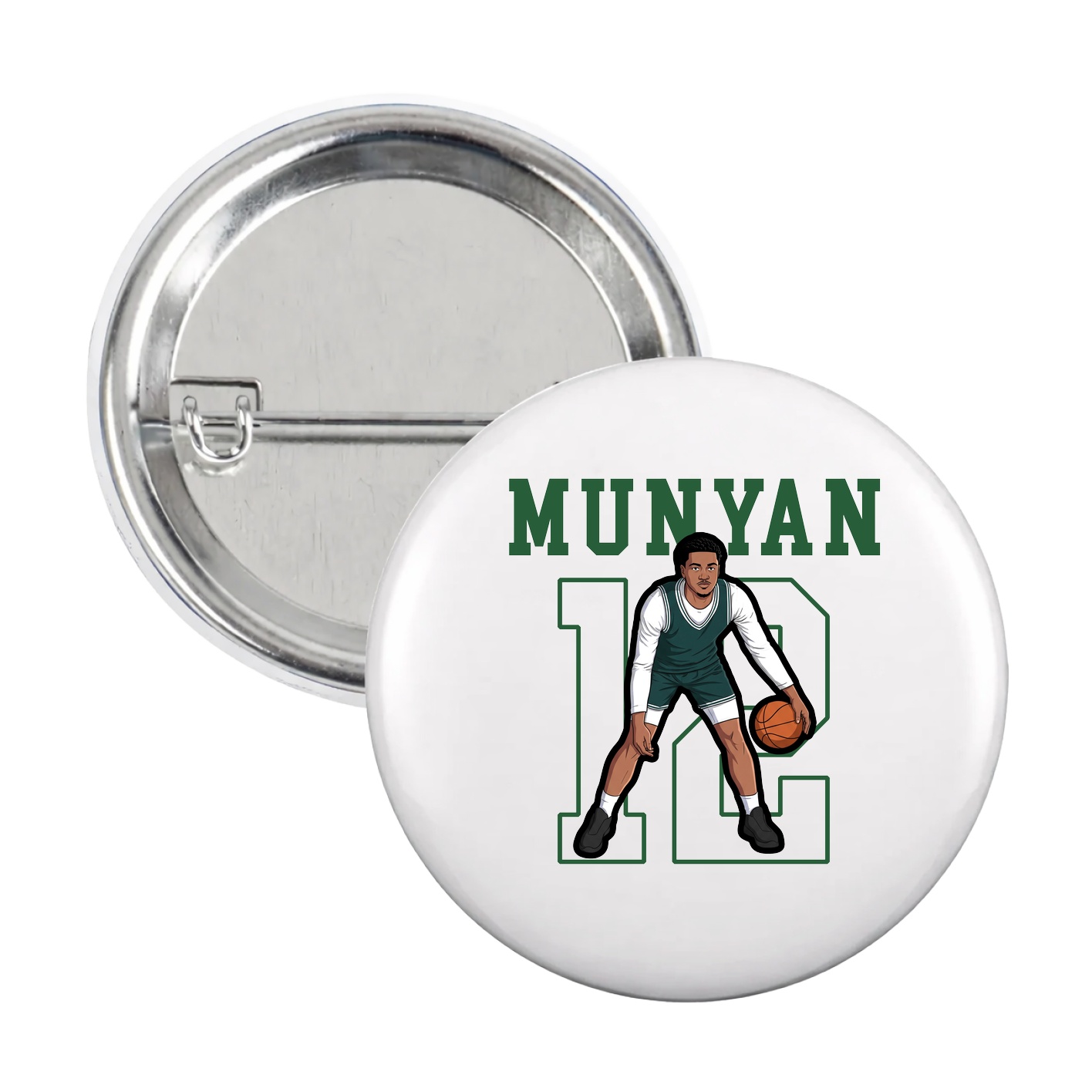 Game Day Button — Shirsey in White