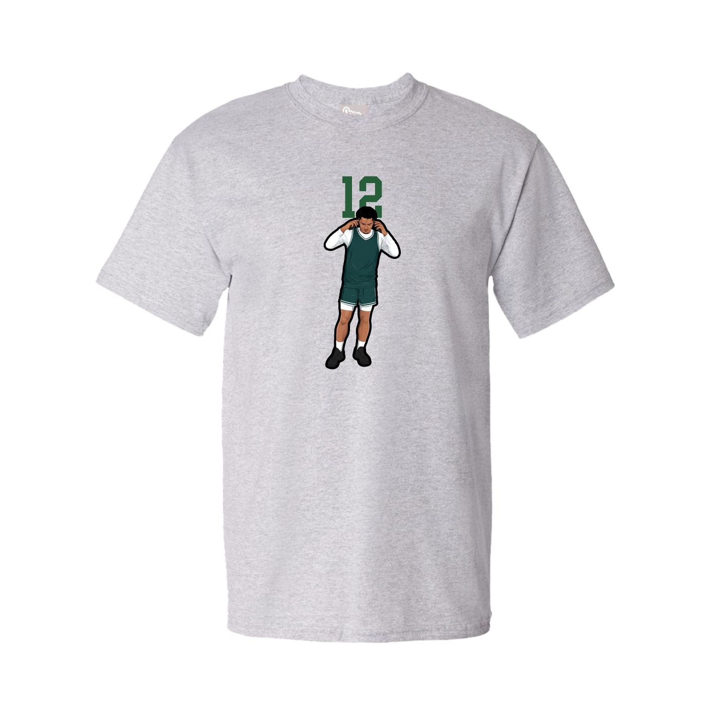 Tee — Number Top in Grey