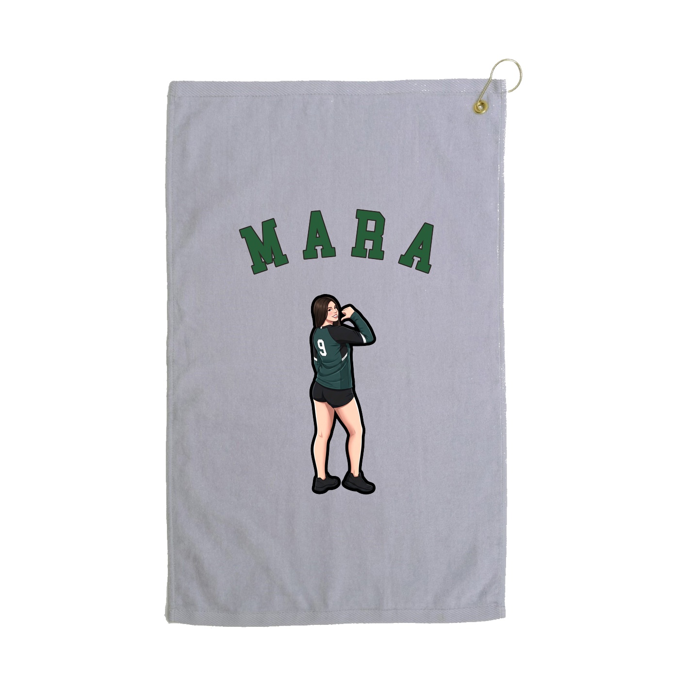 Golf Towel — Shirsey Arch in Grey