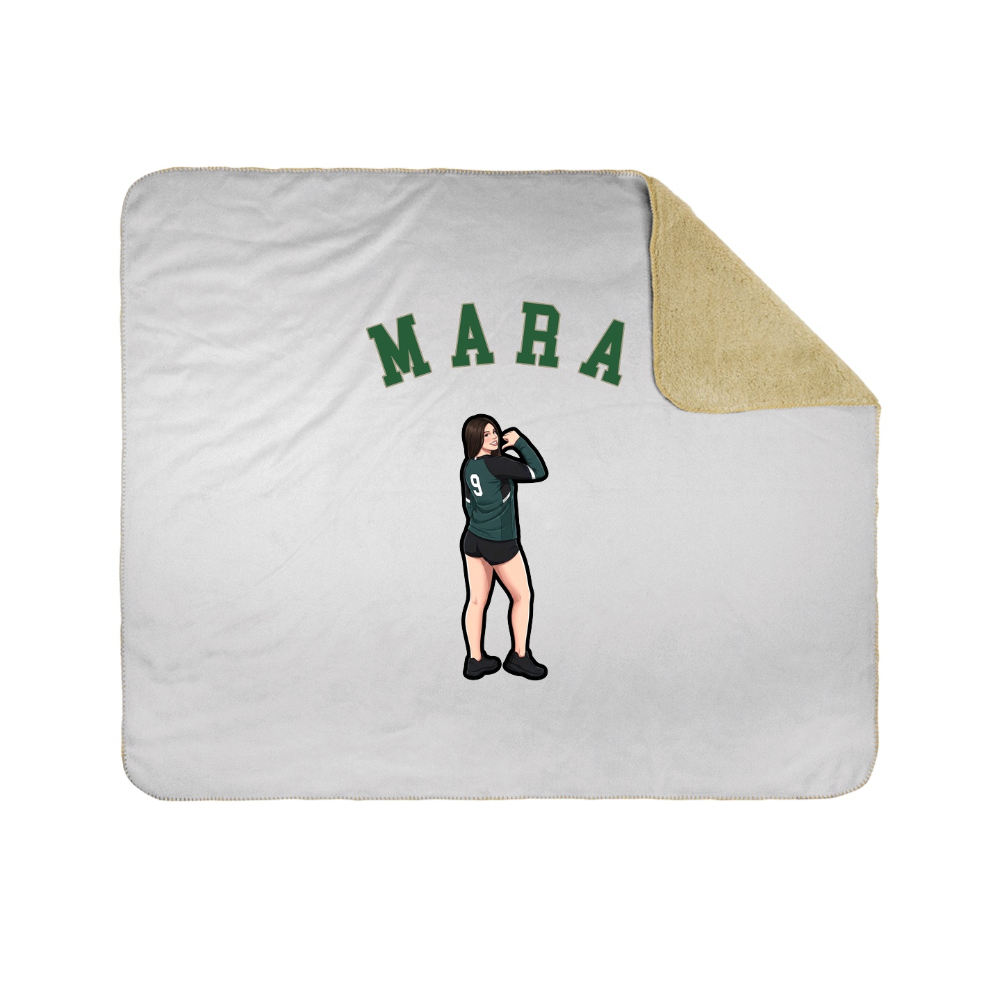 Throw Blanket — Shirsey Arch in White