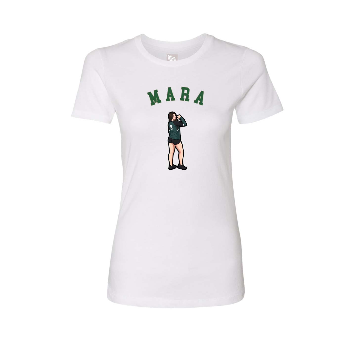 Womens Tee — Shirsey Arch in White