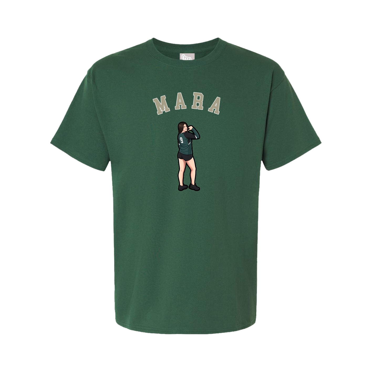Youth Tee — Shirsey Arch in Green