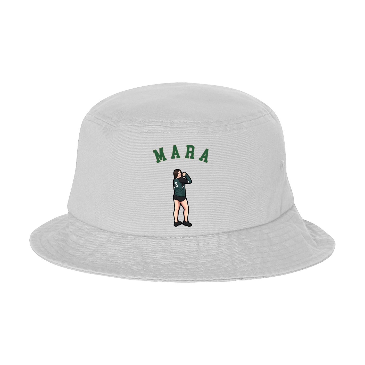 Bucket Cap — Shirsey Arch in White