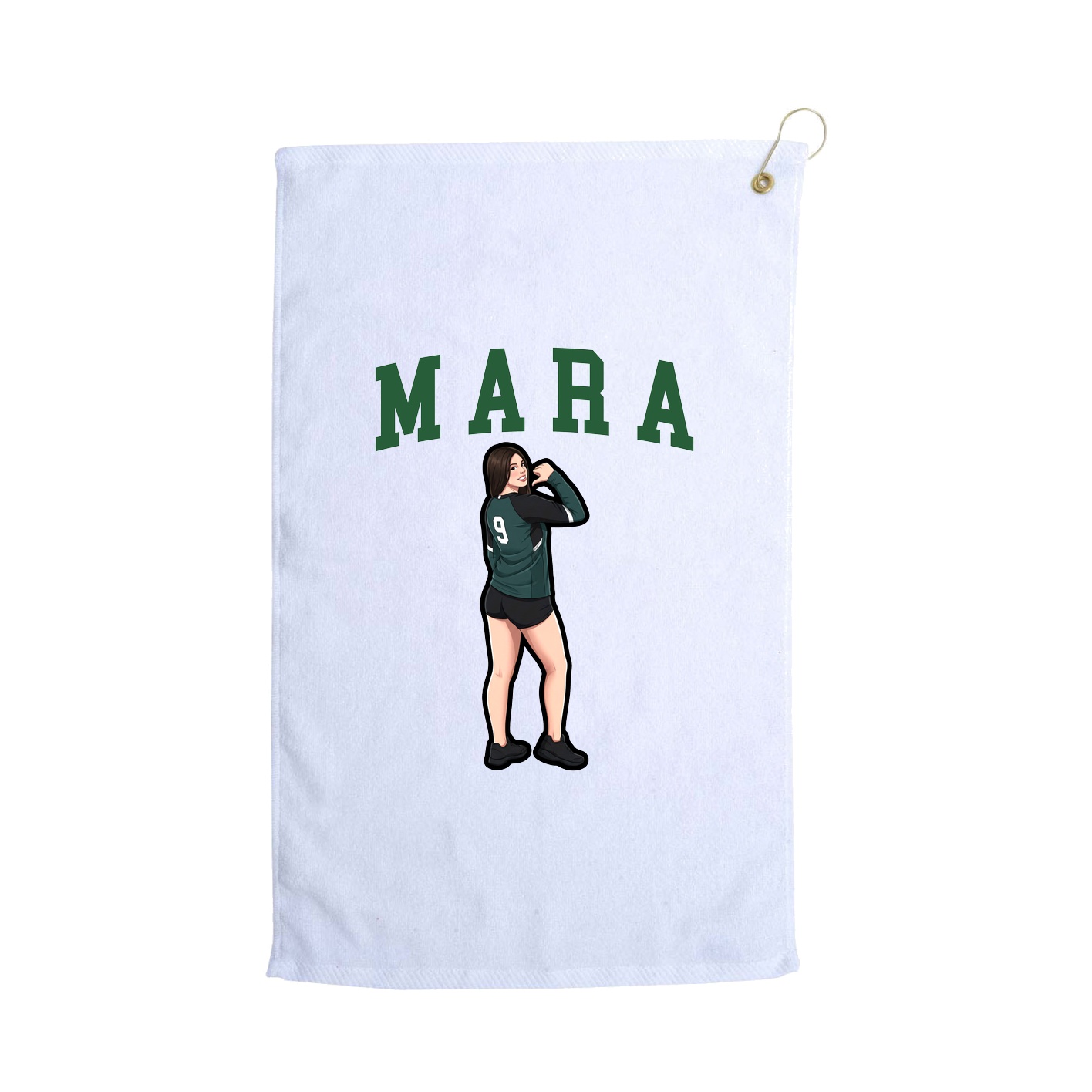 Golf Towel — Shirsey in White