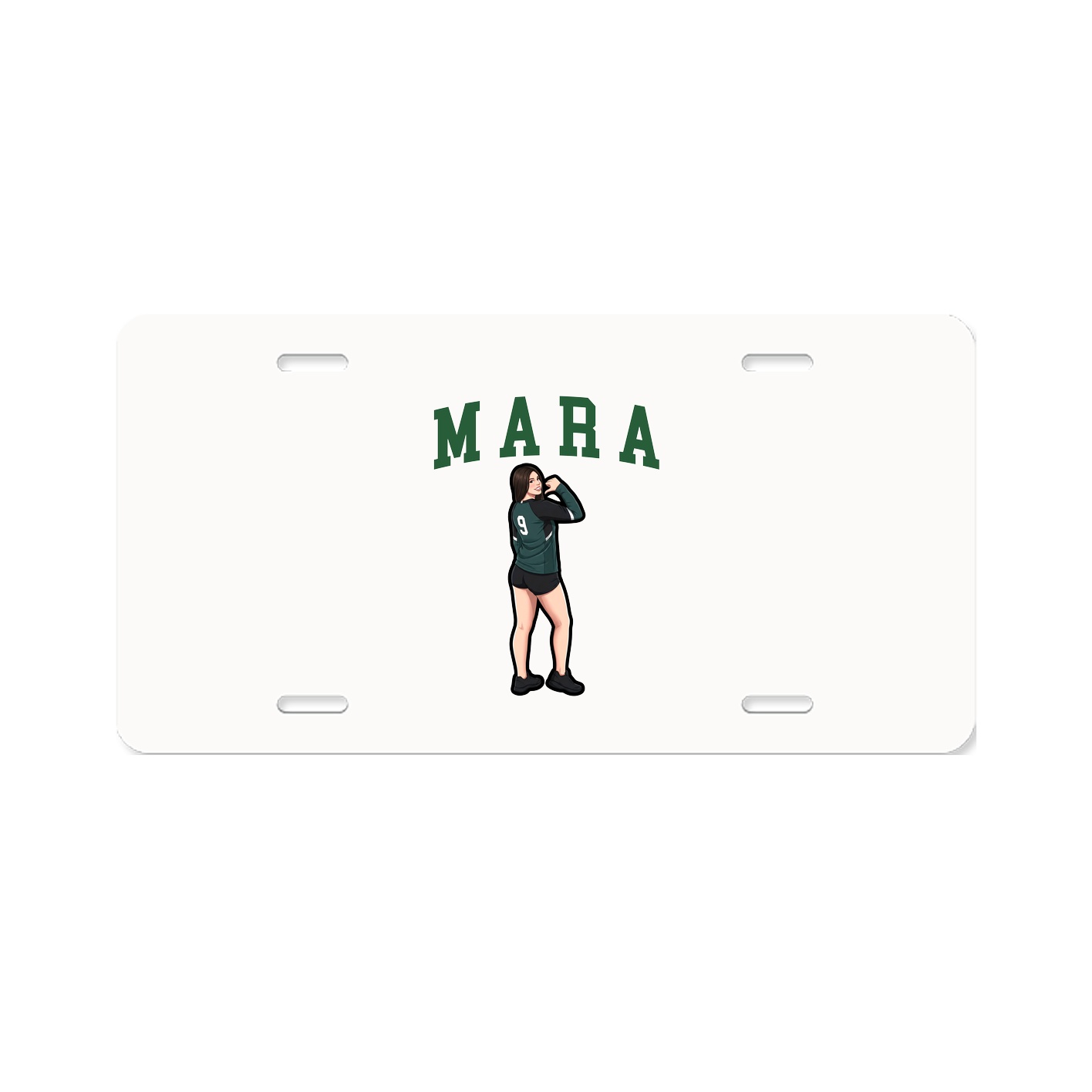 License Plate — Shirsey in Classic