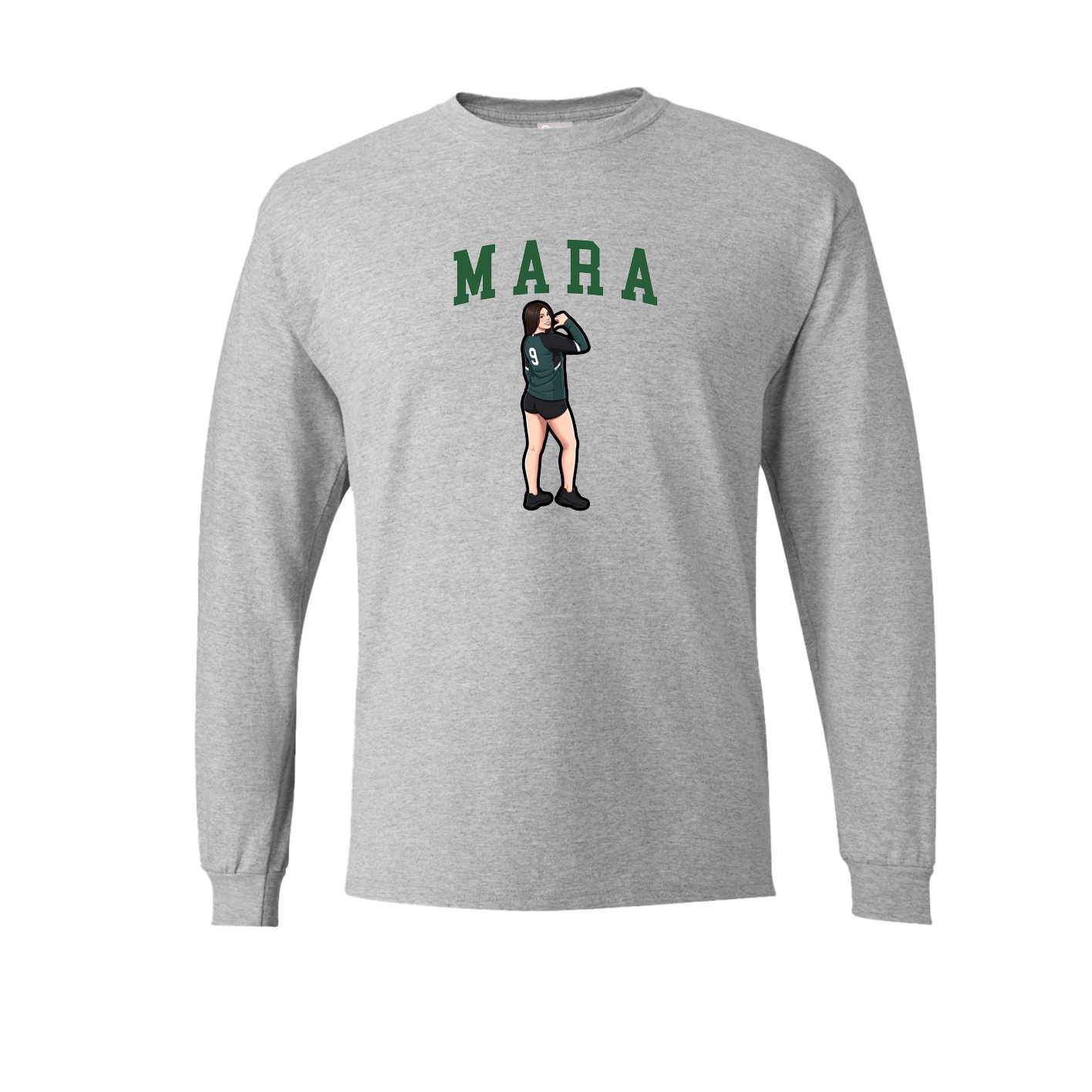 Long Sleeve Tee — Shirsey in Grey