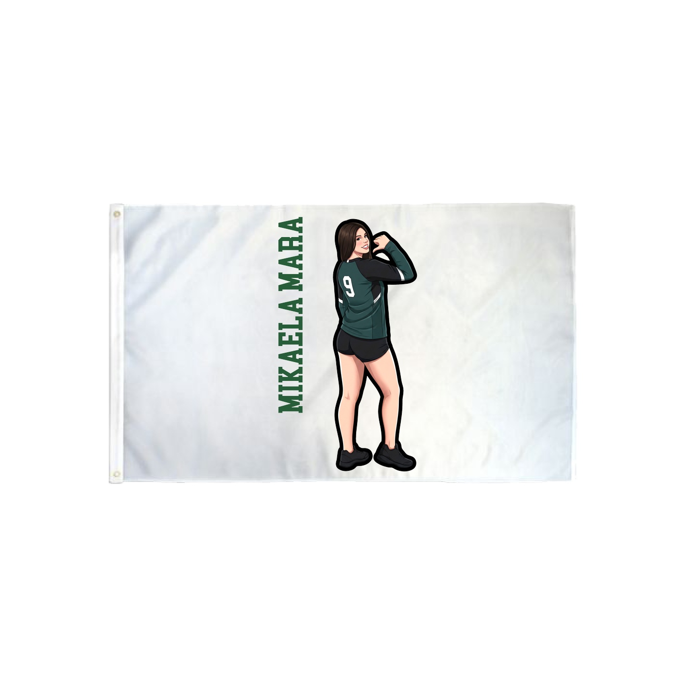 3x5 Flag — Name Vertical in Classic