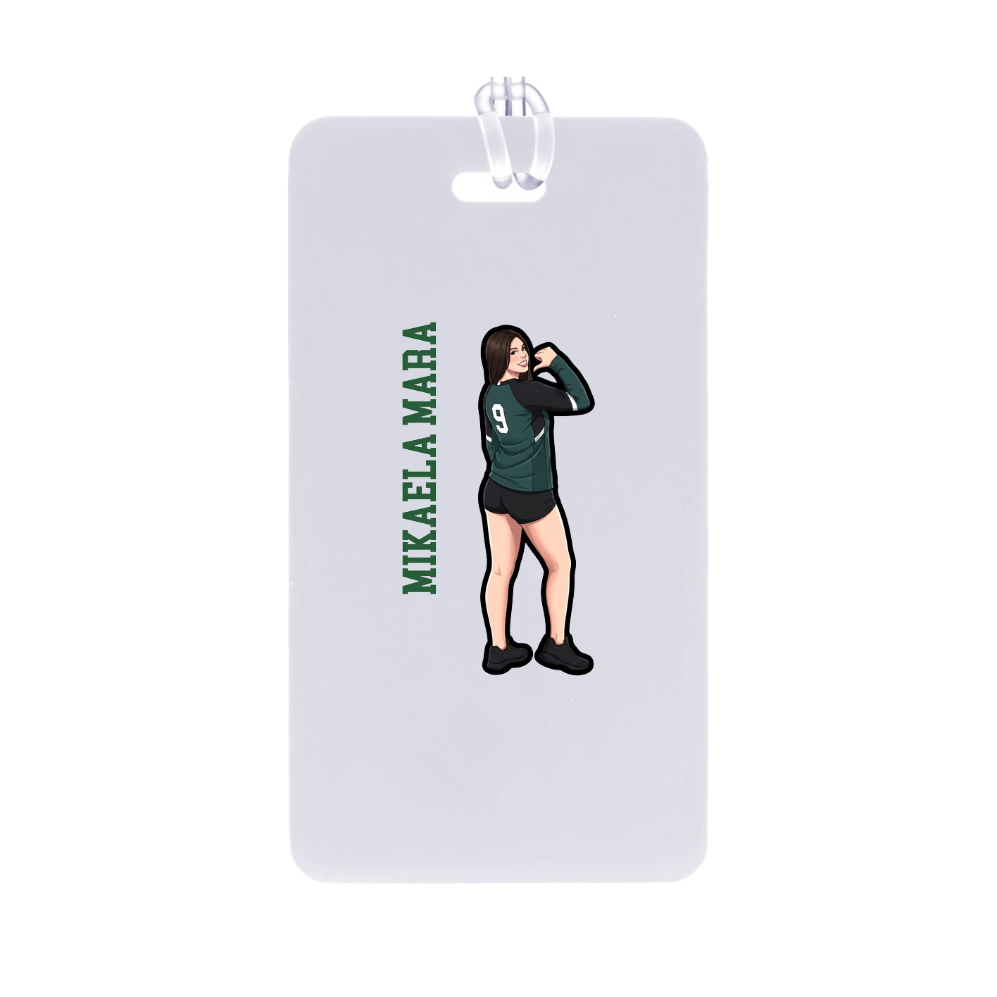 Bag Tag — Name Vertical in Classic