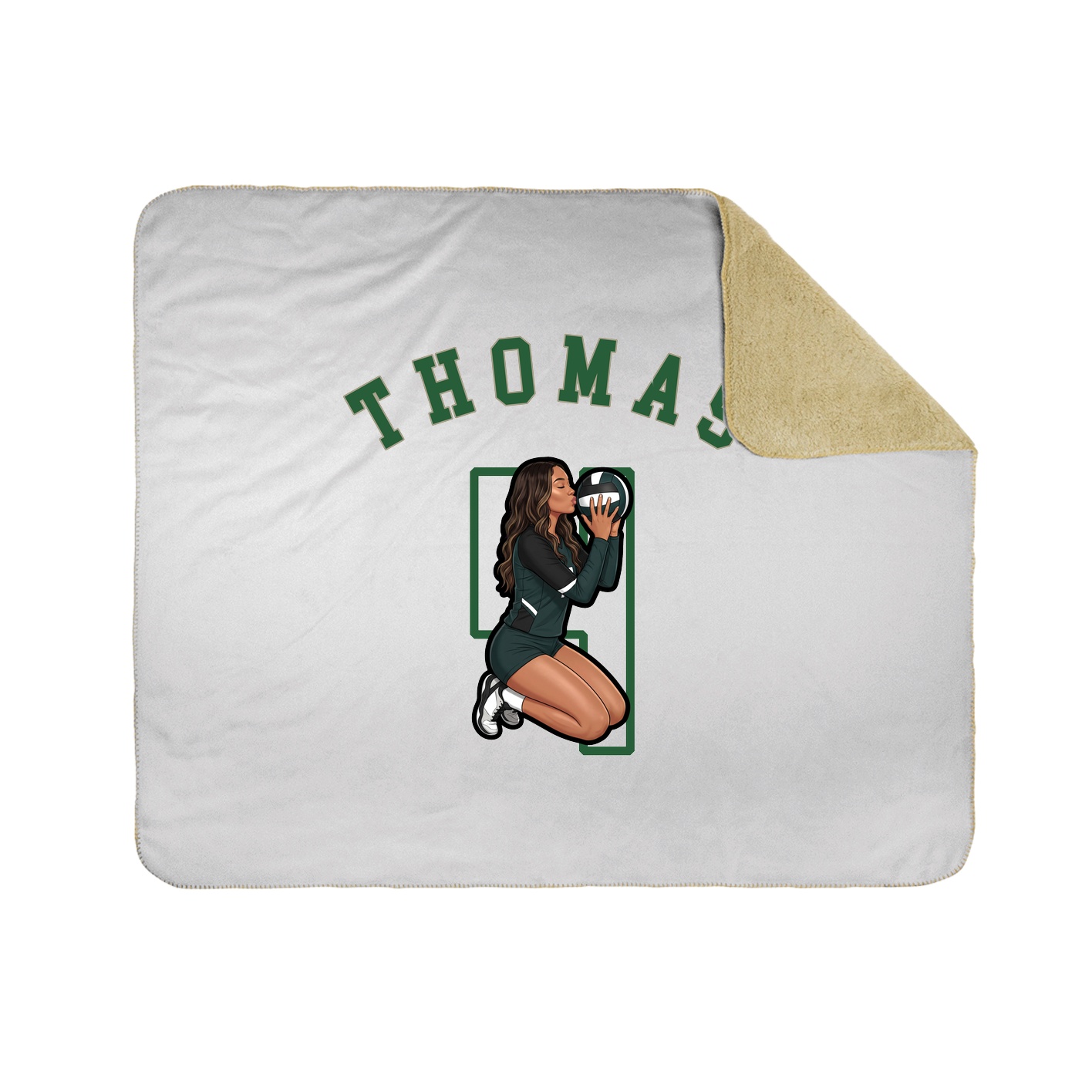 Throw Blanket — Shirsey Arch in White