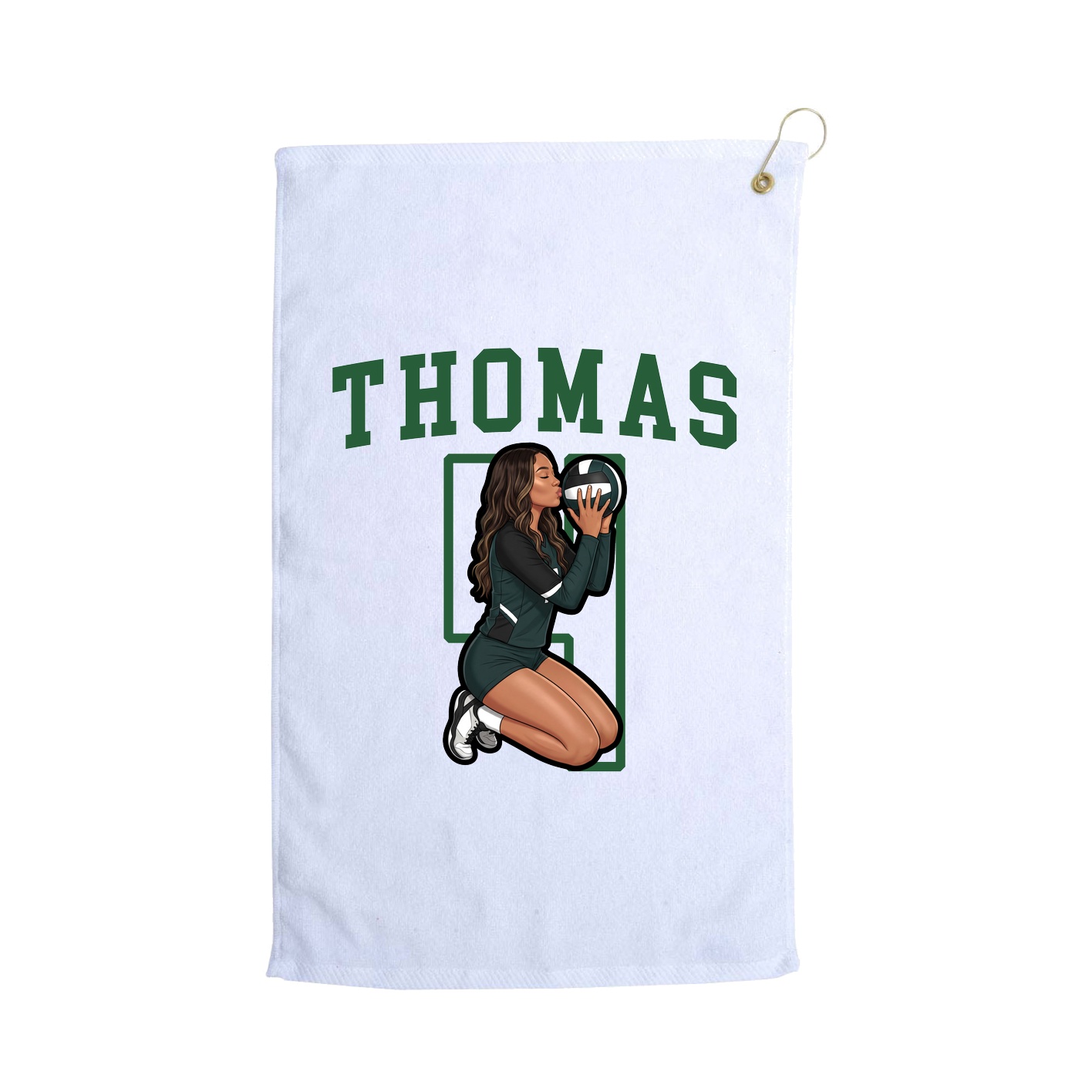 Golf Towel — Shirsey in White
