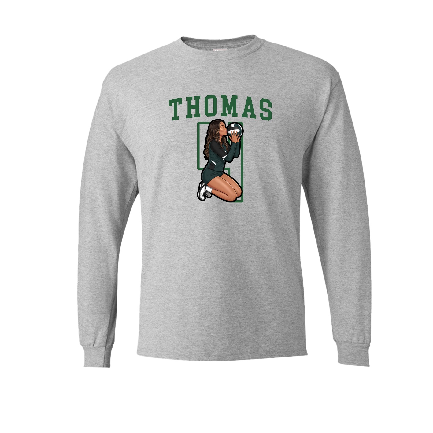 Long Sleeve Tee — Shirsey in Grey