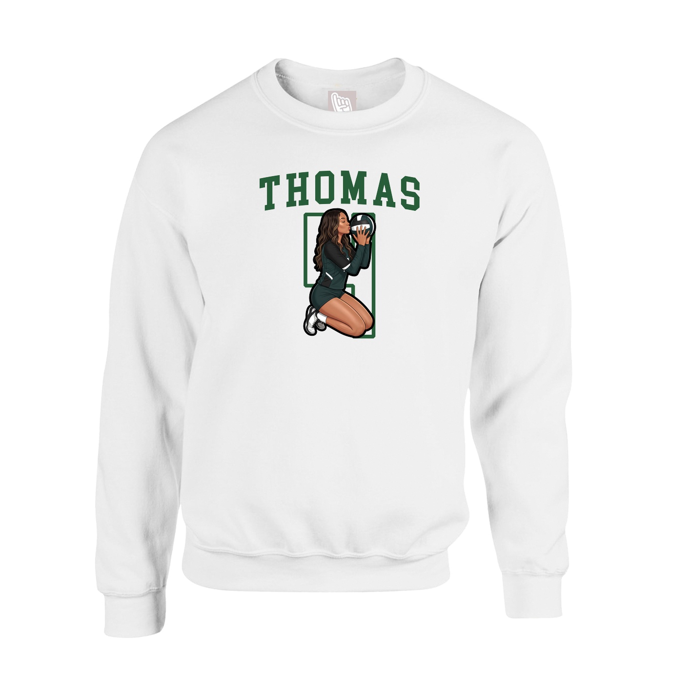 Fleece Crew — Shirsey in White