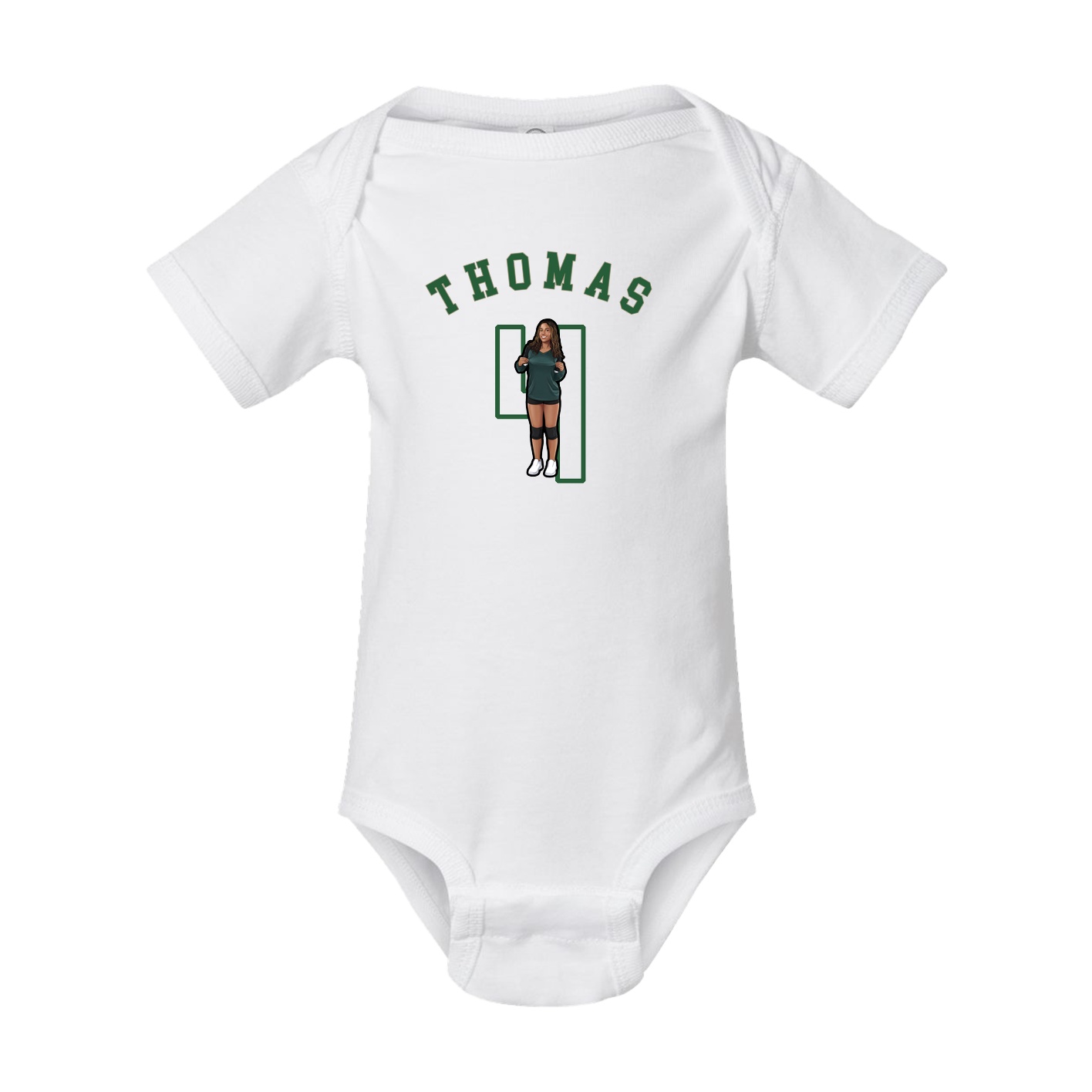 Baby Onesie — Shirsey Arch in White