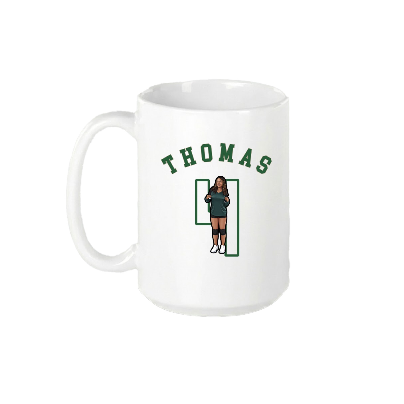 15oz Coffee Mug — Shirsey Arch in White