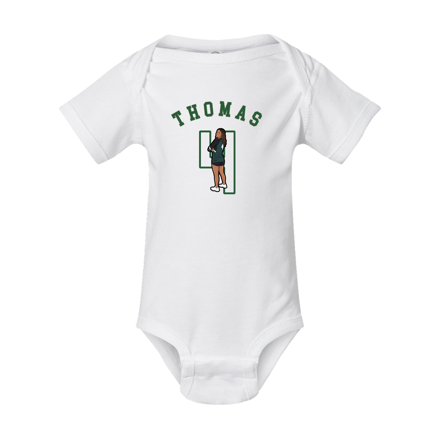 Baby Onesie — Shirsey Arch in White