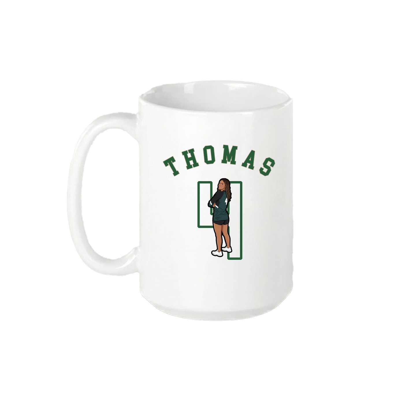 15oz Coffee Mug — Shirsey Arch in White