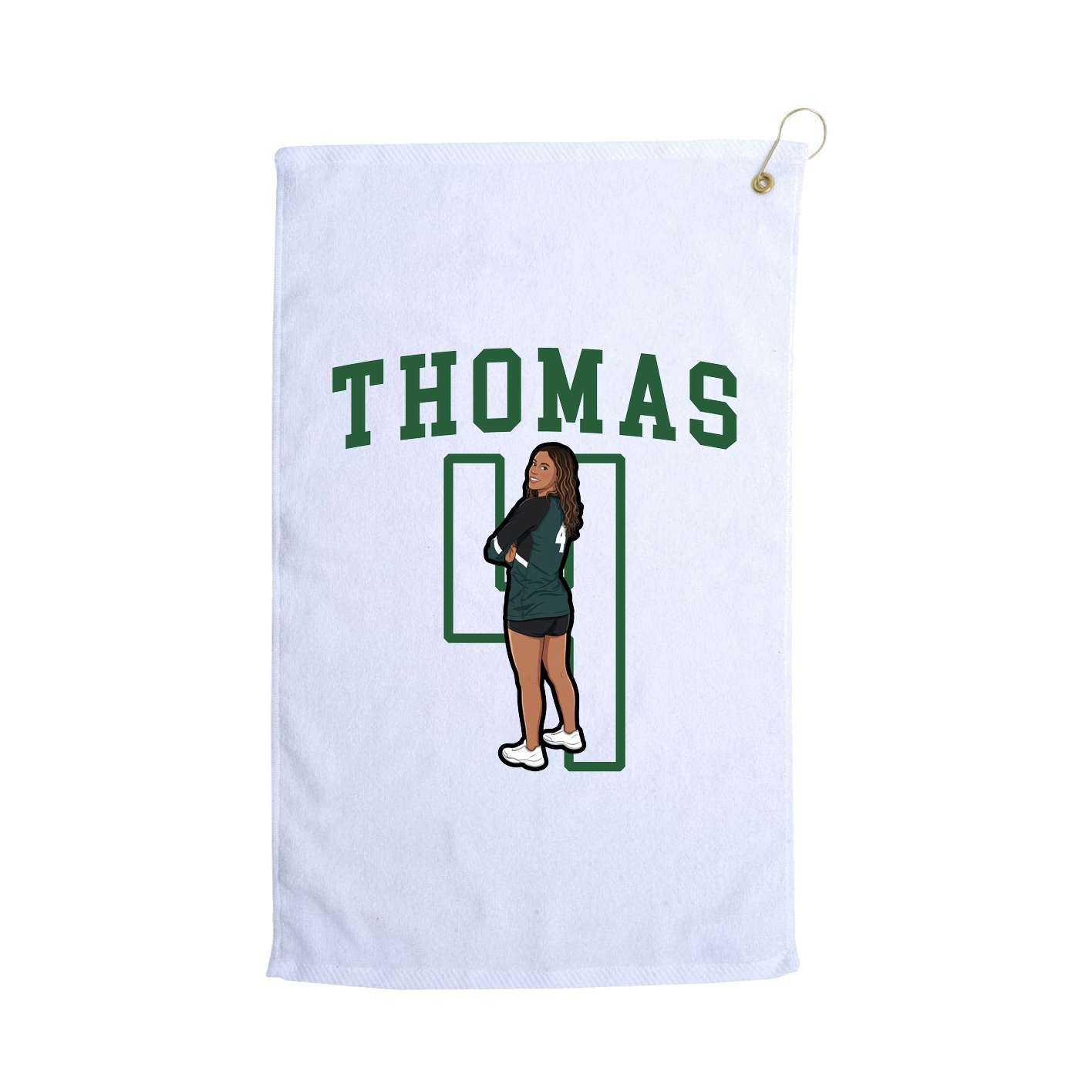 Golf Towel — Shirsey in White