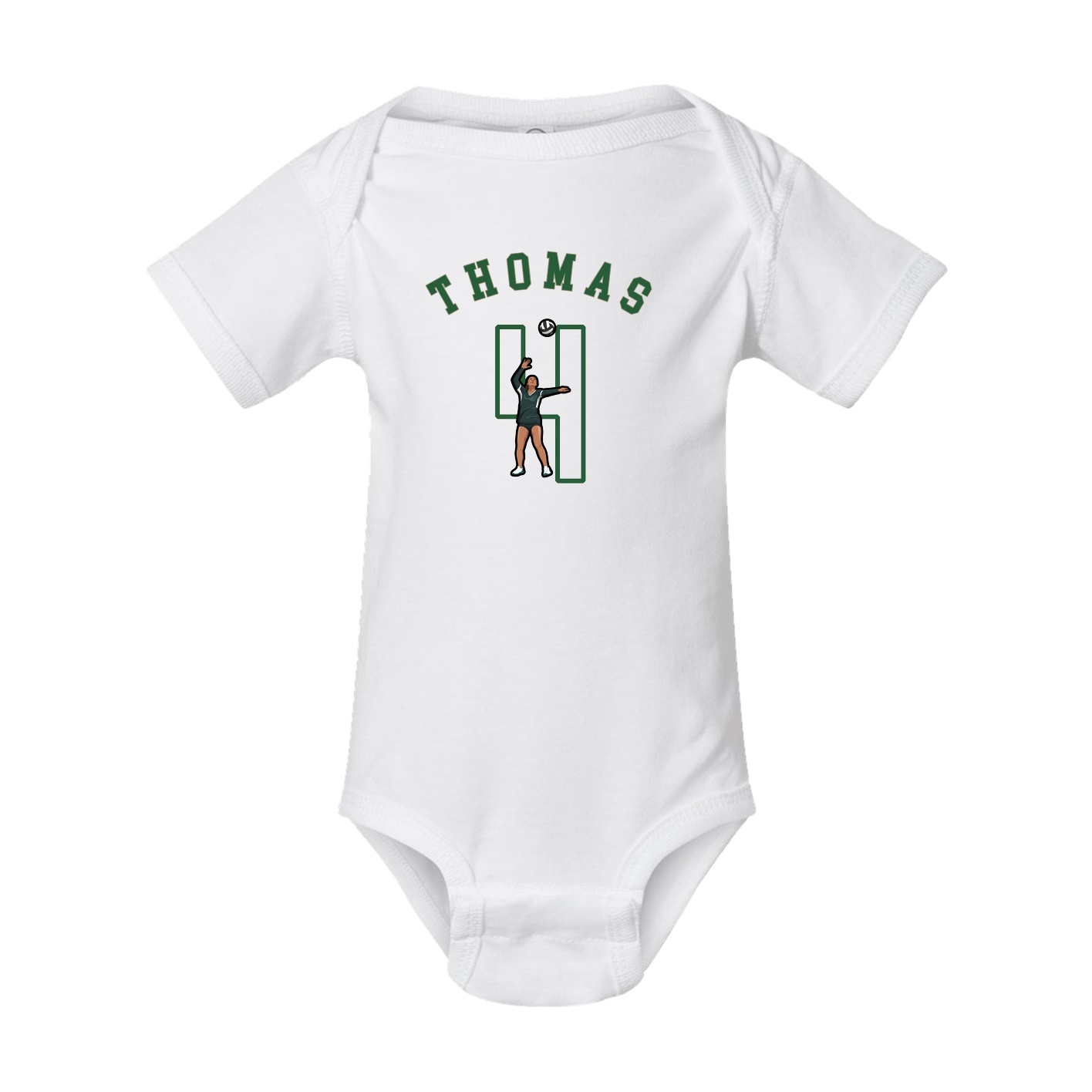 Baby Onesie — Shirsey Arch in White