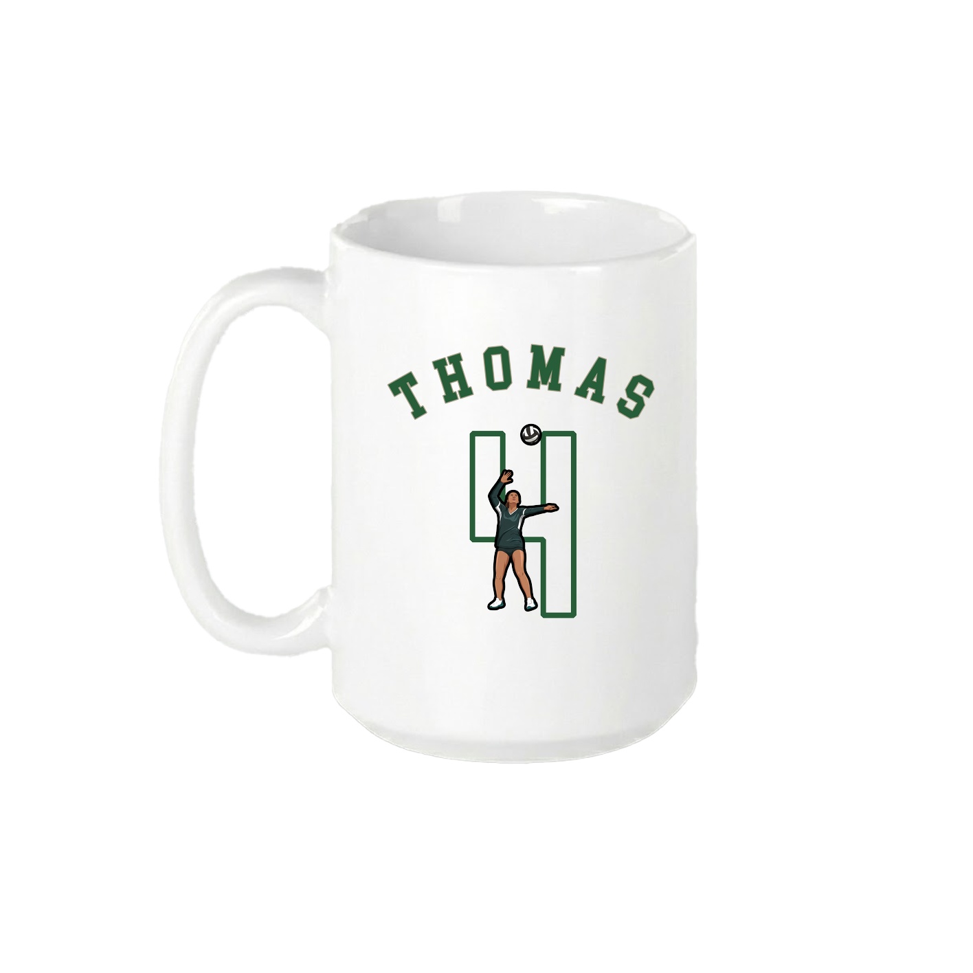 15oz Coffee Mug — Shirsey Arch in White