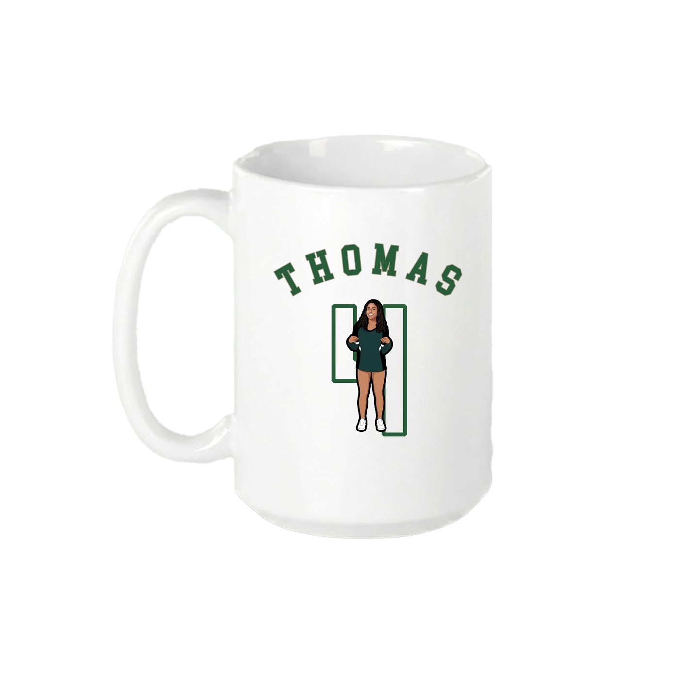 15oz Coffee Mug — Shirsey Arch in White