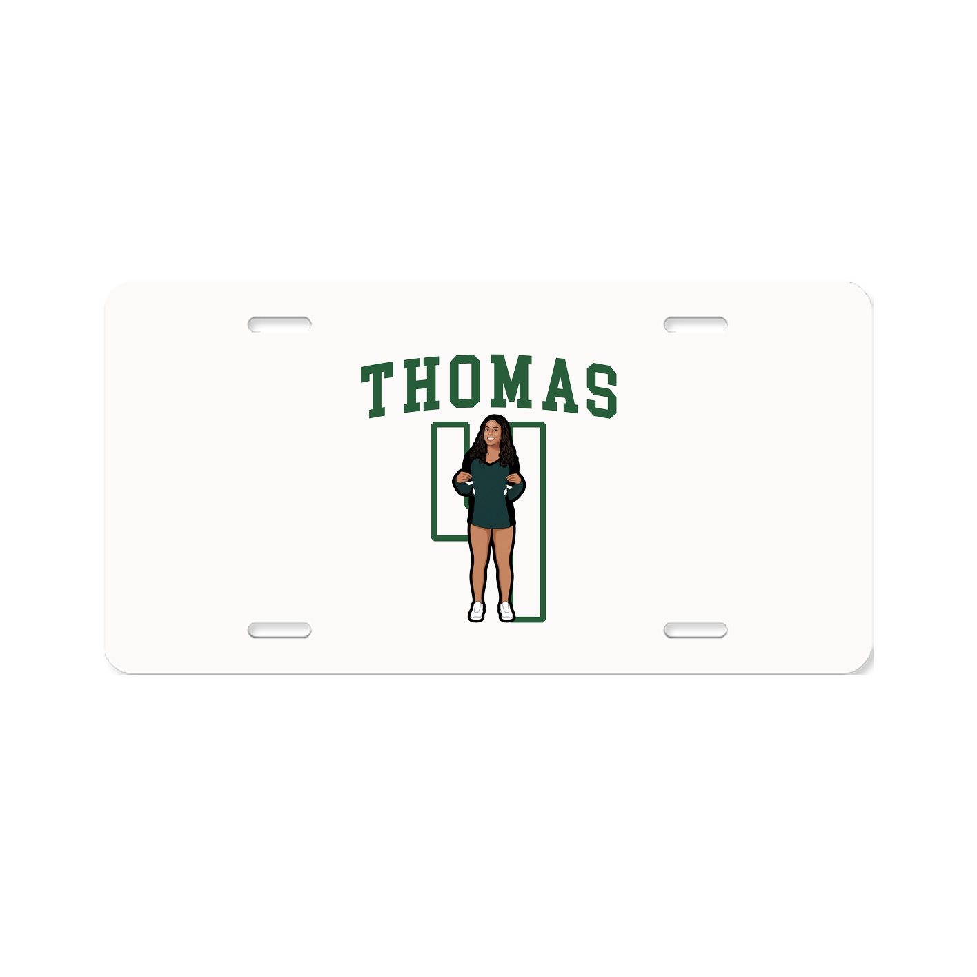 License Plate — Shirsey in Classic