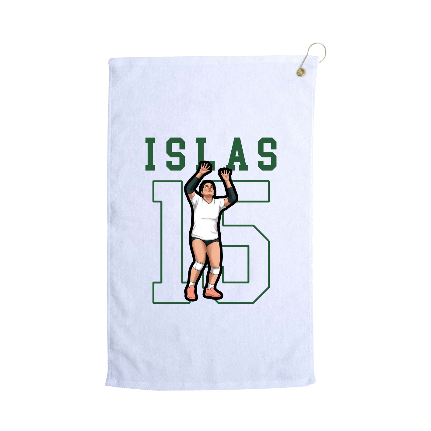 Golf Towel — Shirsey in White