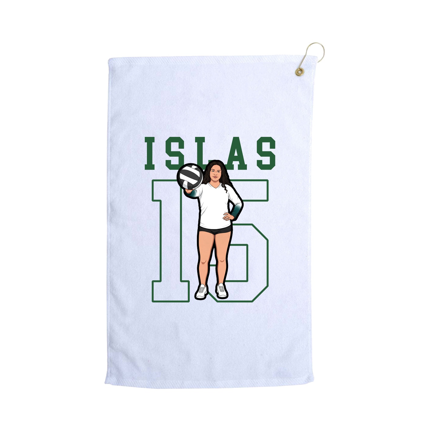 Golf Towel — Shirsey in White