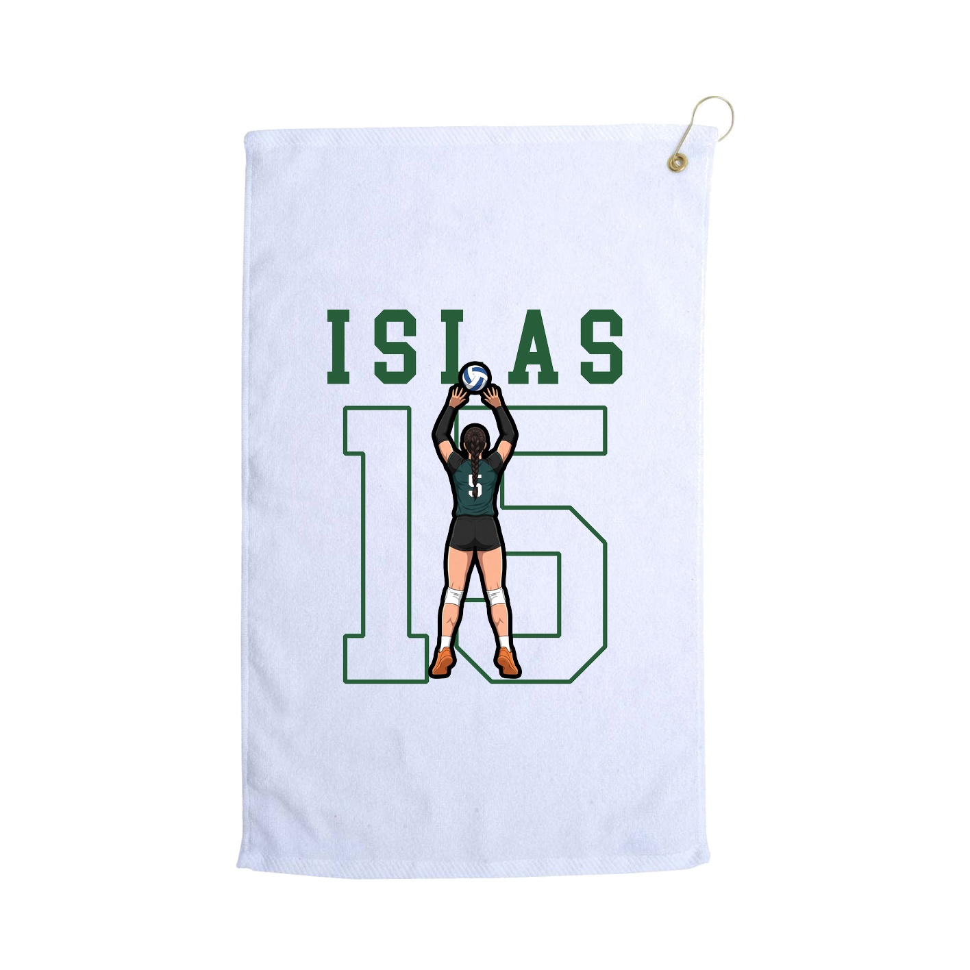 Golf Towel — Shirsey in White