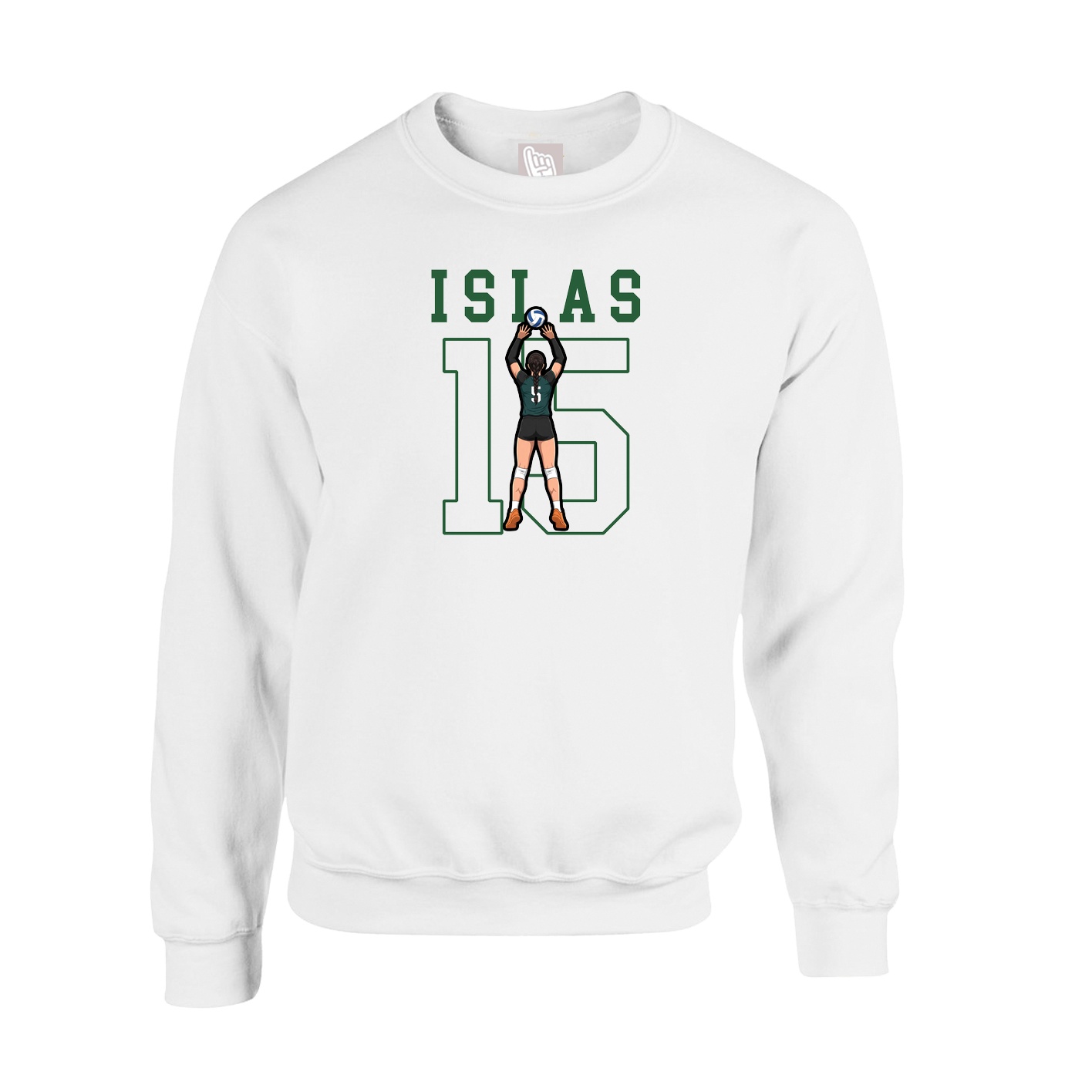 Fleece Crew — Shirsey in White