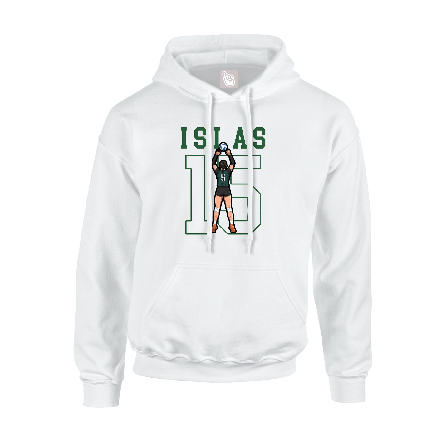 Youth Hoodie — Shirsey in White