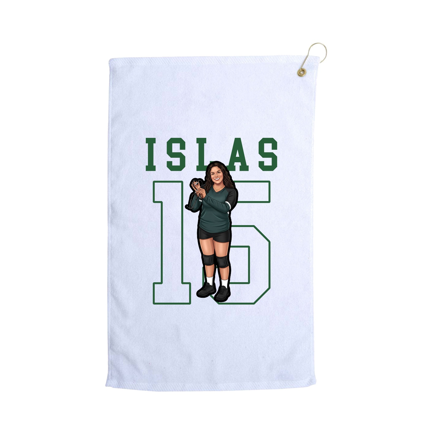Golf Towel — Shirsey in White