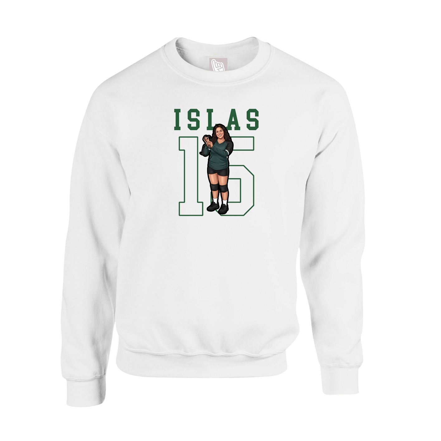 Fleece Crew — Shirsey in White