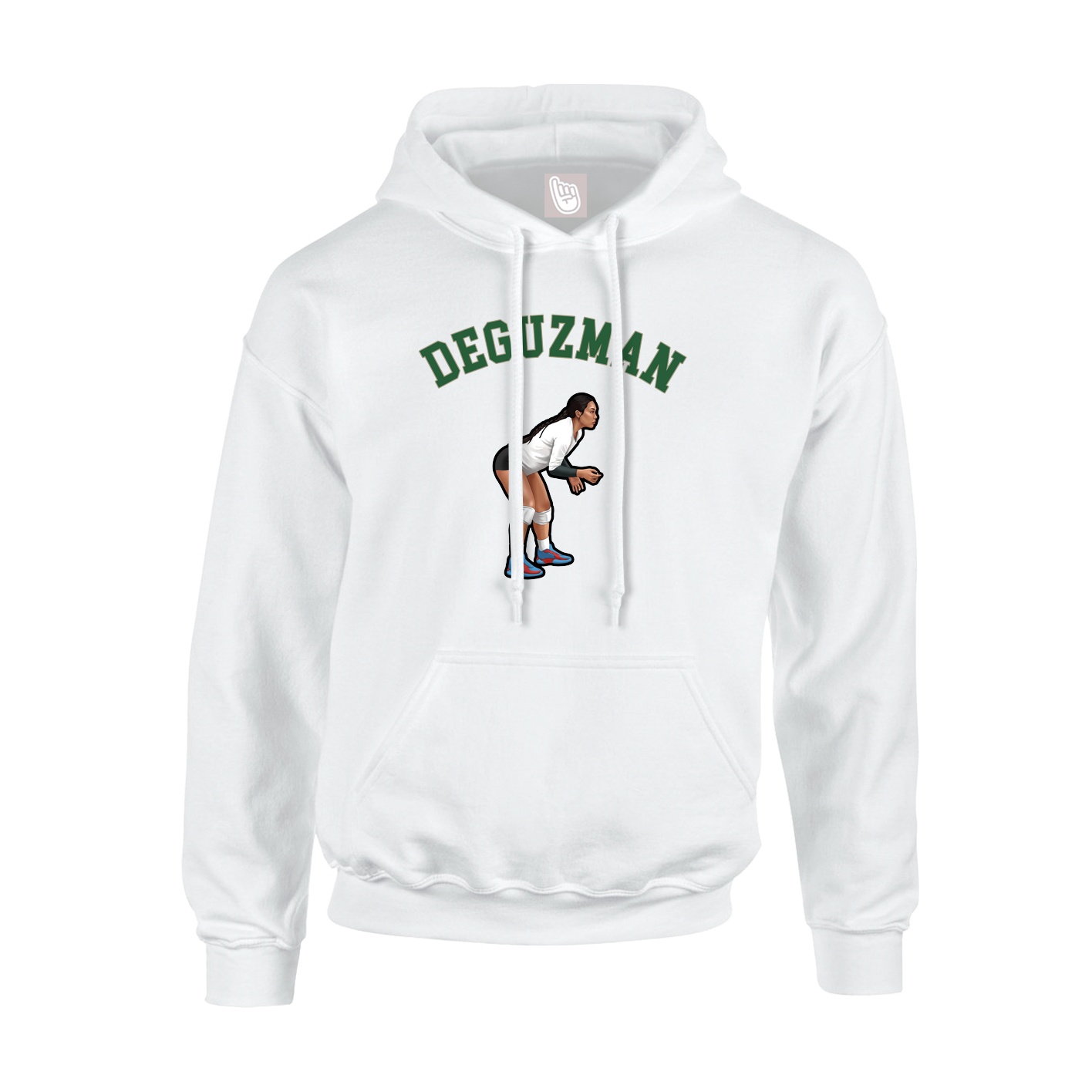 Youth Hoodie — Shirsey Arch in White