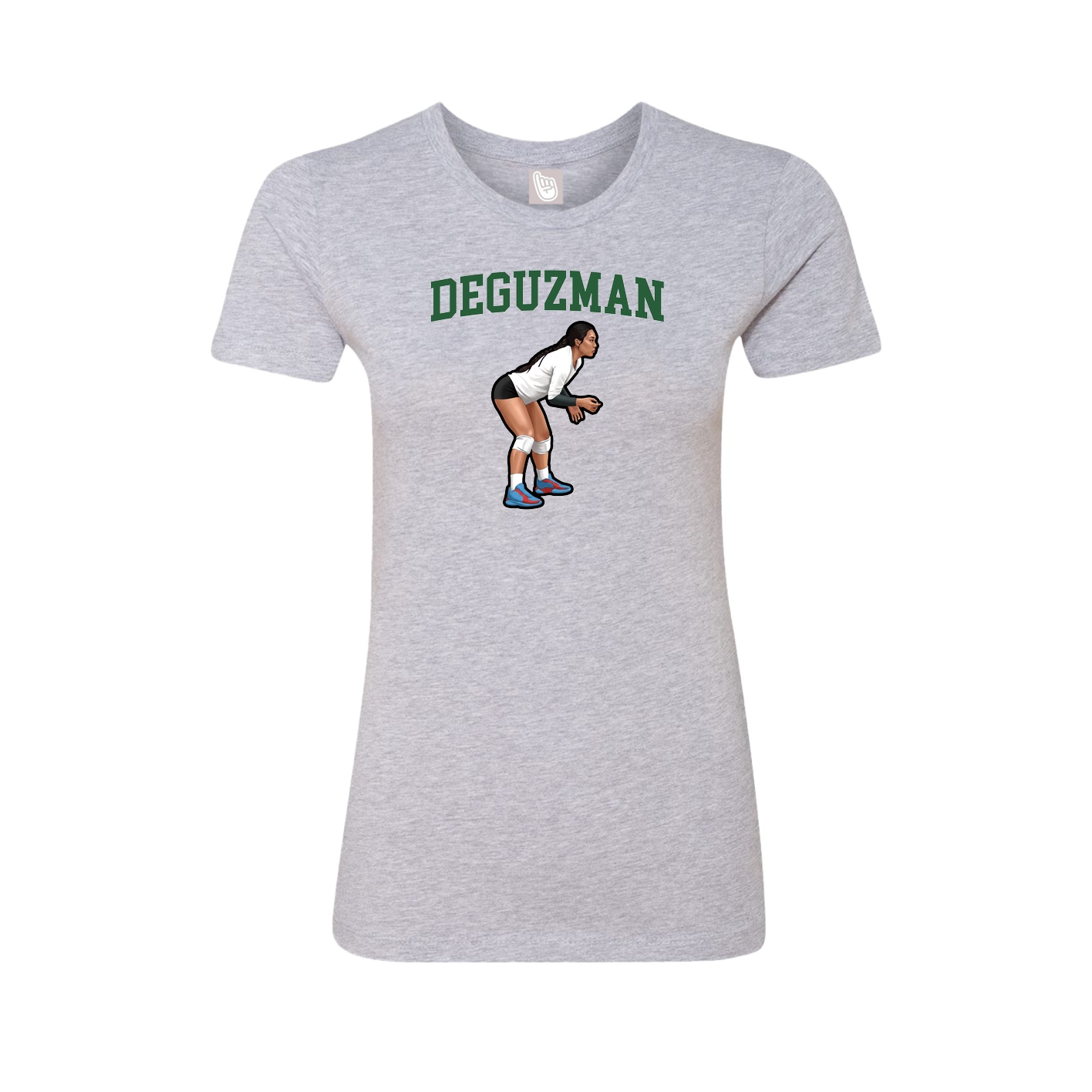Fitted Women's Tee — Shirsey in Grey