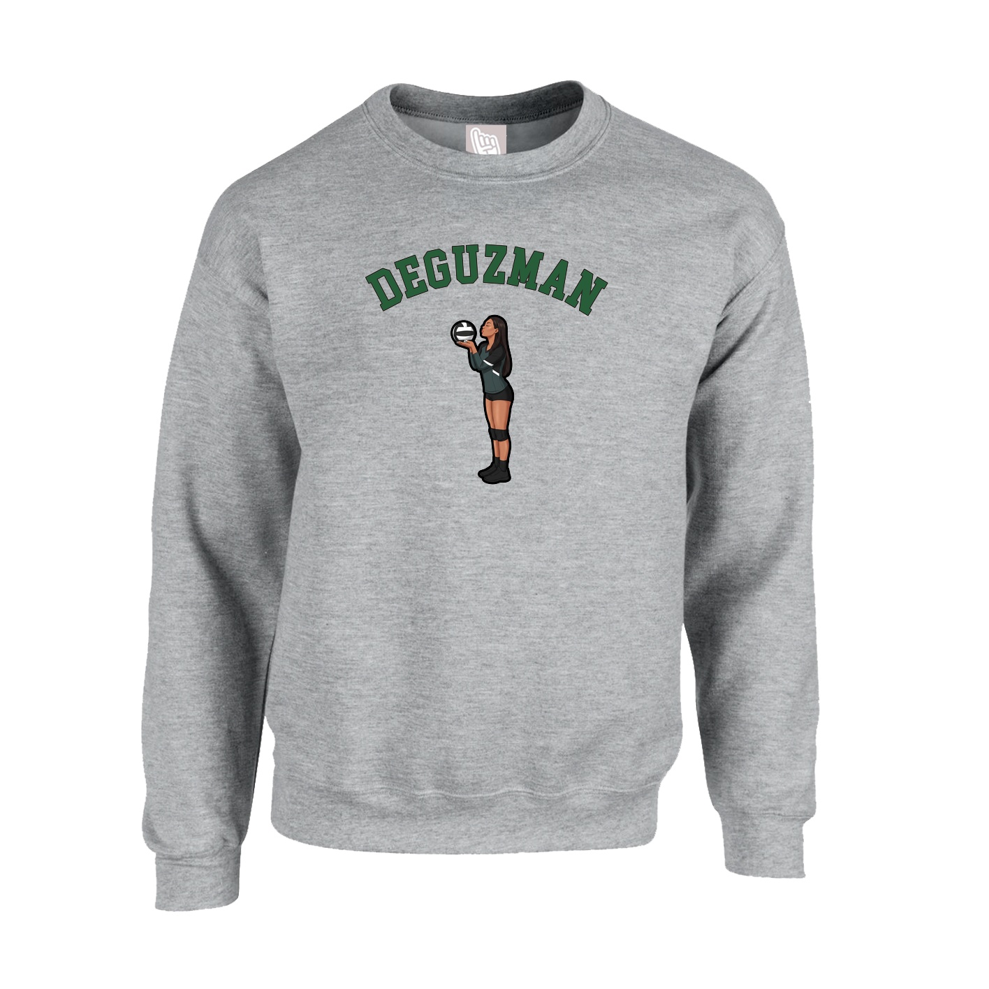 Fleece Crew — Shirsey Arch in Grey