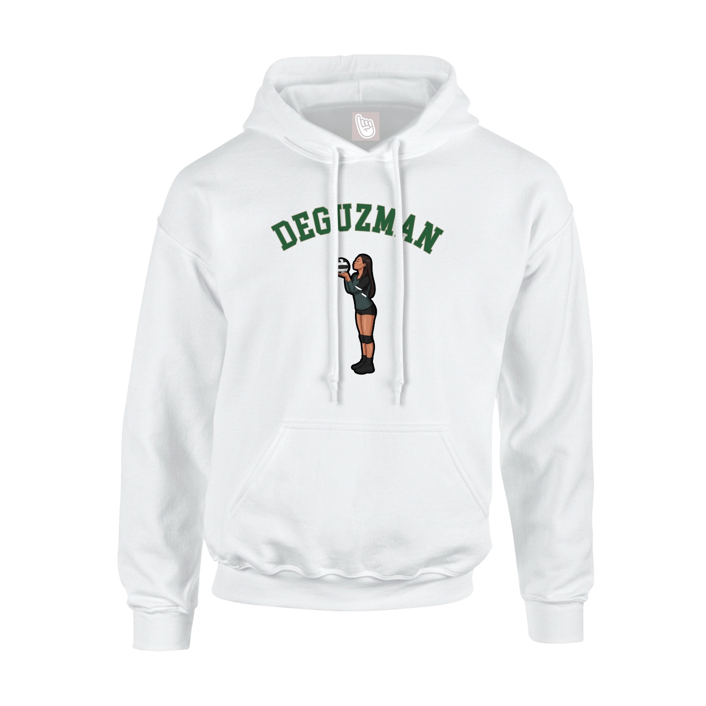 Youth Hoodie — Shirsey Arch in White