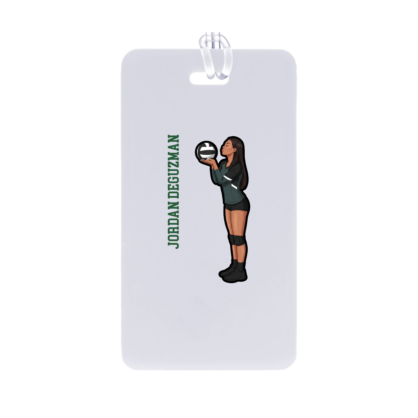 Bag Tag — Name Vertical in Classic