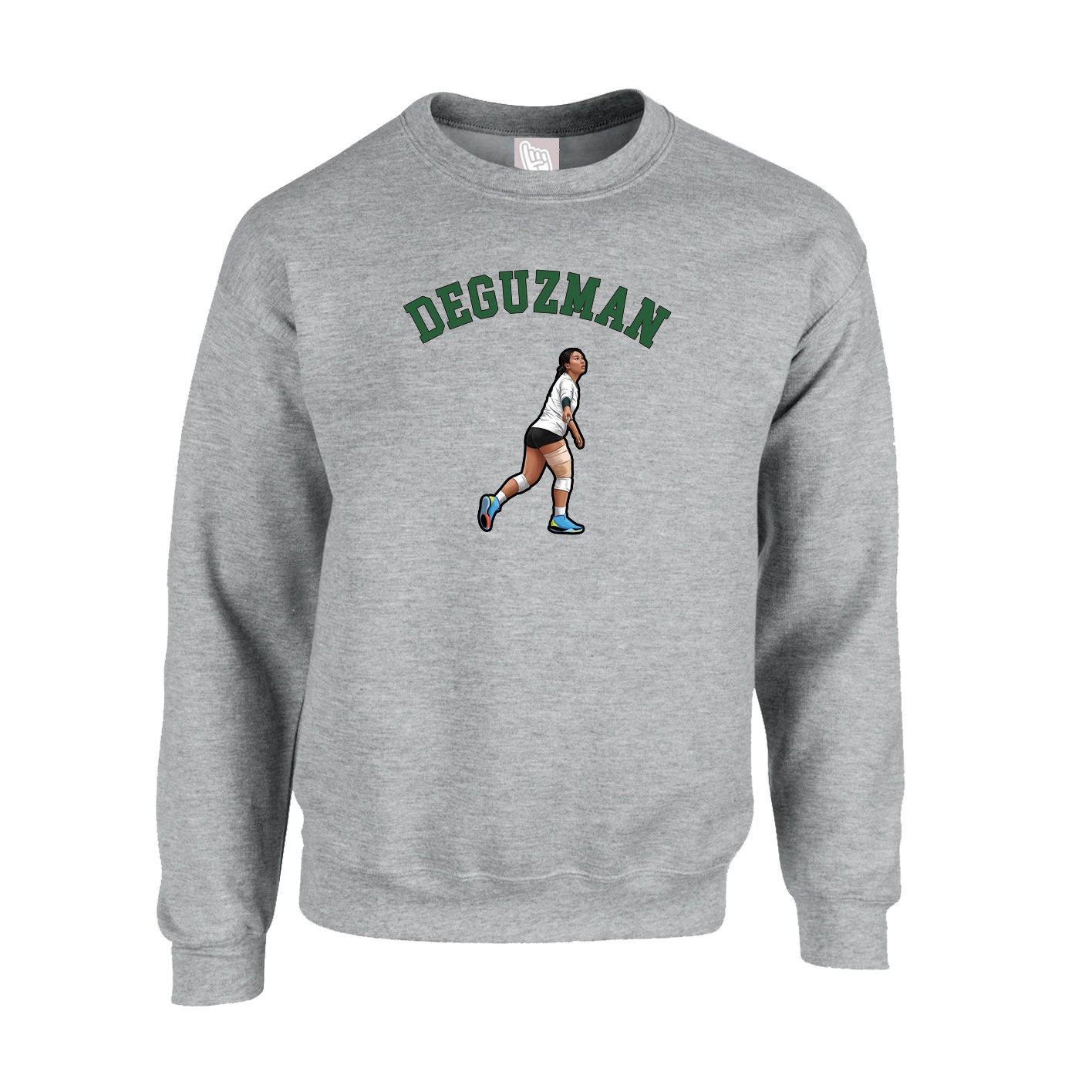 Fleece Crew — Shirsey Arch in Grey