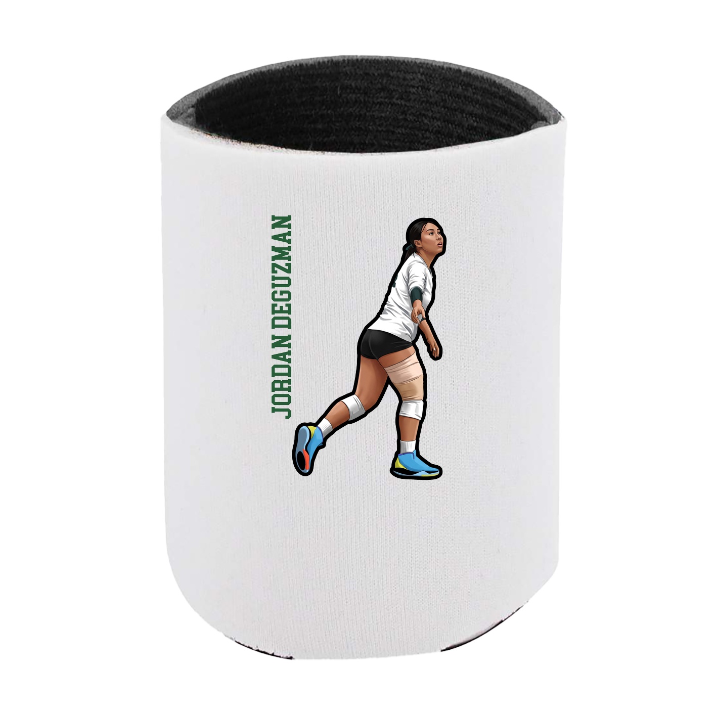 Can Holder — Name Vertical in White