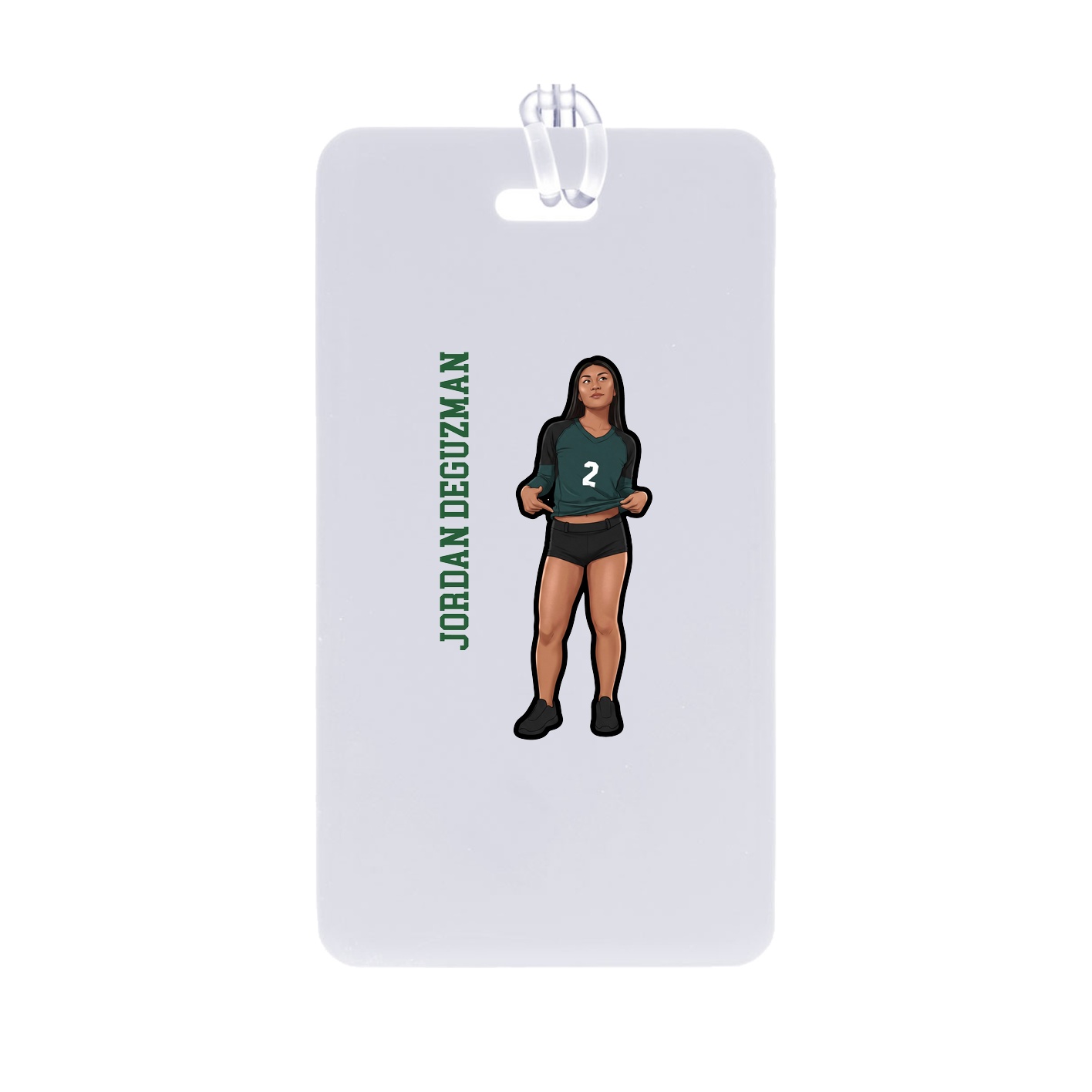 Bag Tag — Name Vertical in Classic