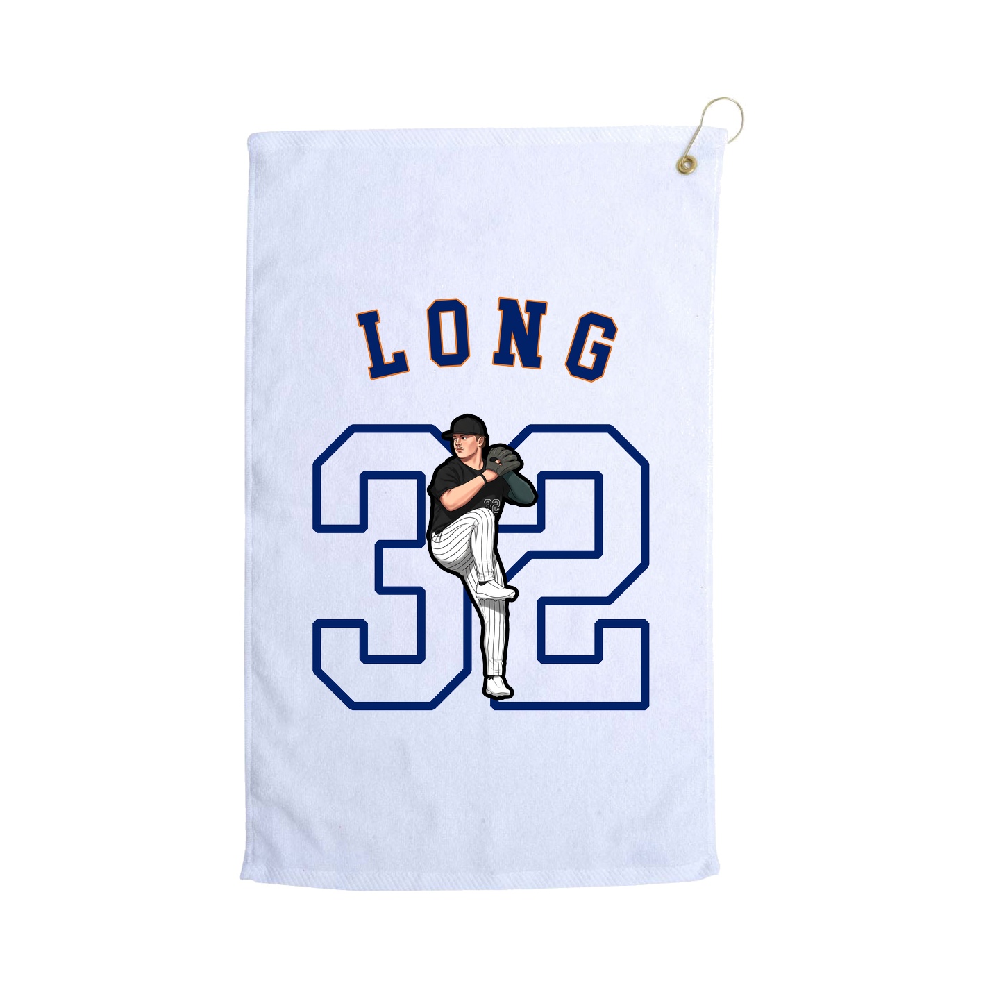 Golf Towel — Shirsey Arch in White