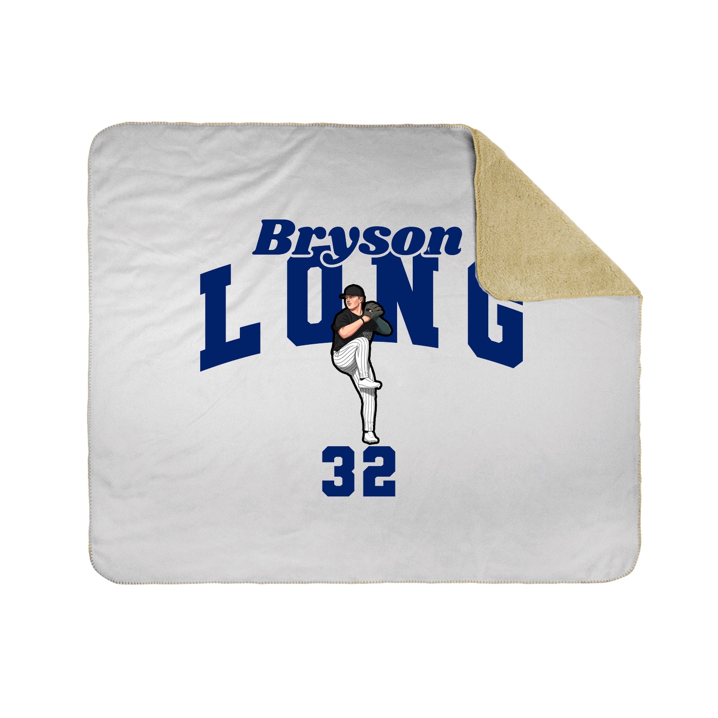 Throw Blanket — Signature Arch in White