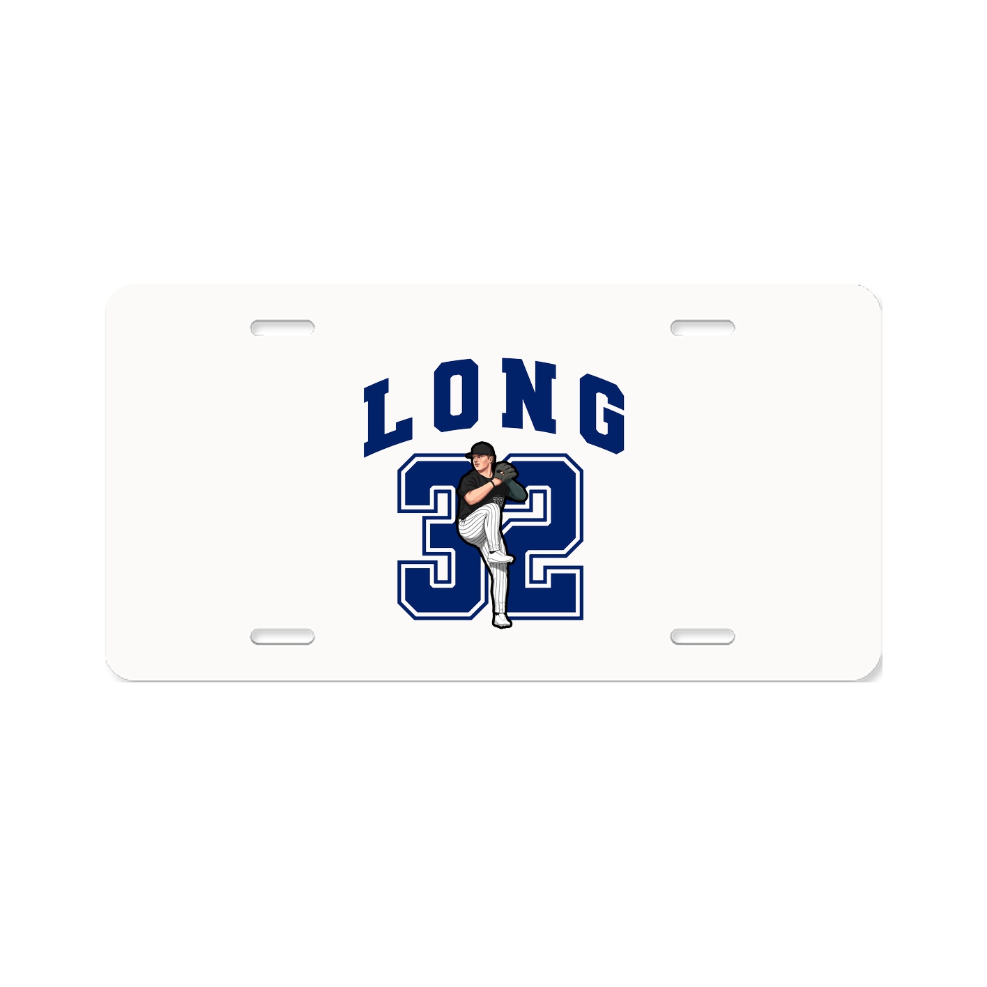 License Plate — Number in Classic