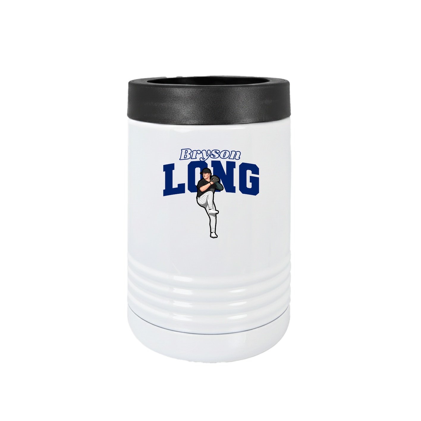 Beverage Holder — Name Arch in White