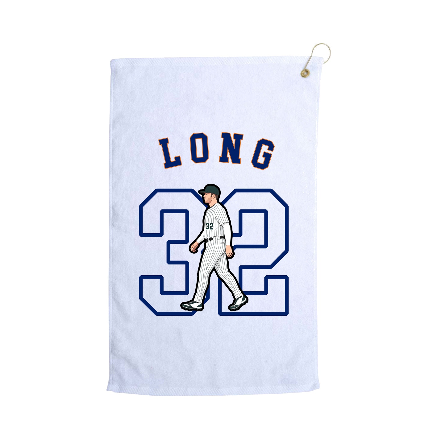 Golf Towel — Shirsey Arch in White
