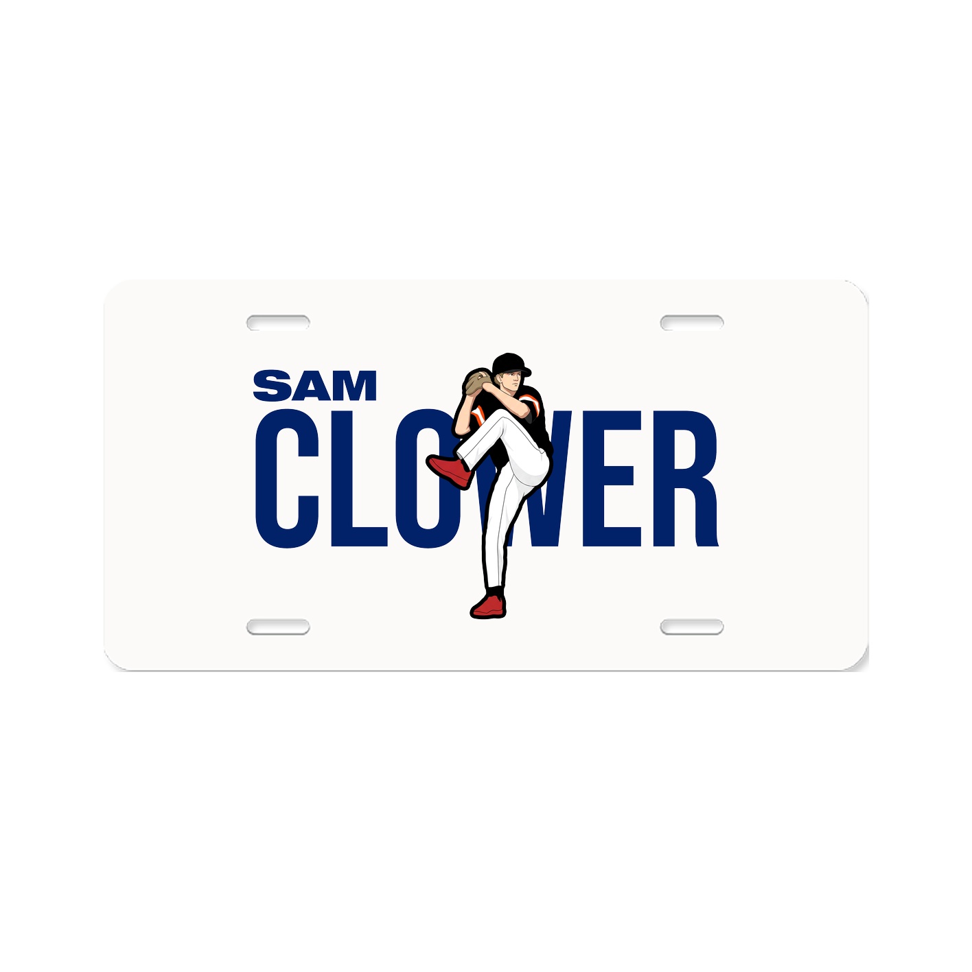 License Plate — Player Name in Classic